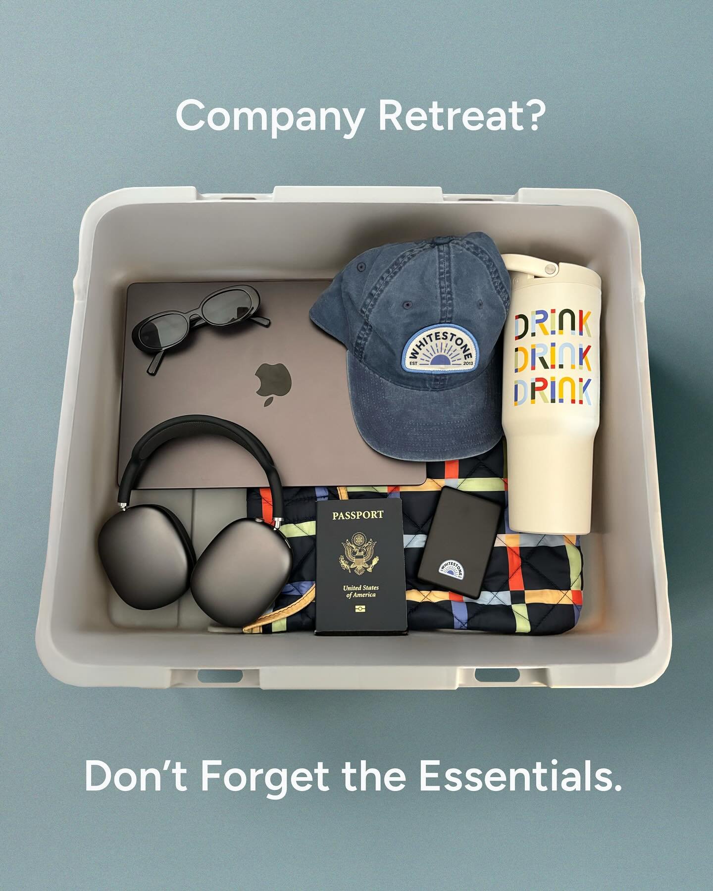 Your carry-on isn&rsquo;t complete without branded essentials.✈️

Wherever your team is headed, we make sure your brand travels well.

#NoTwoStonesAreAlike #companyretreat #brandedmerch