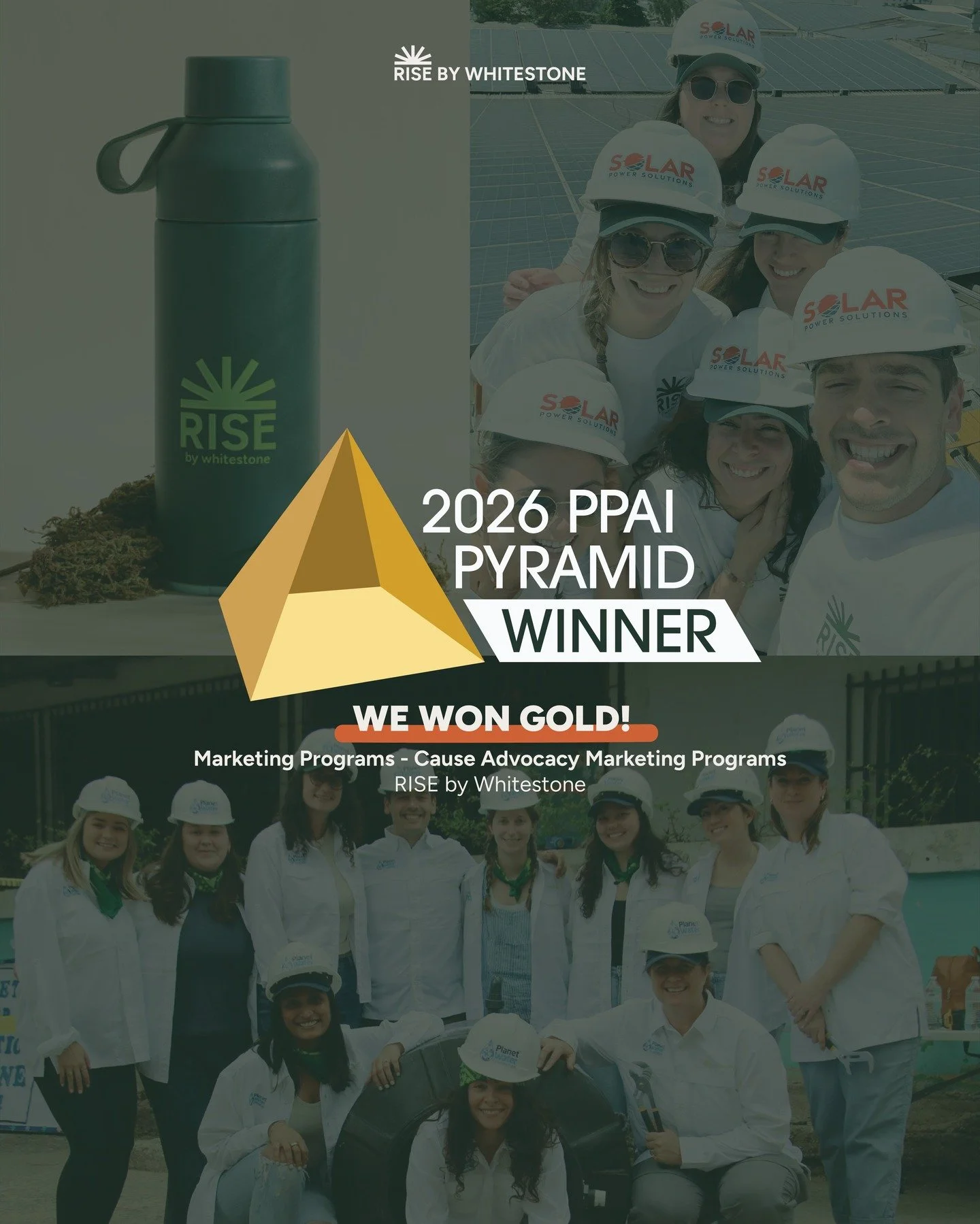We're honored to share that Whitestone has earned three Gold wins at the 2026 @ppai_hq Pyramid Awards!

These awards span purpose-driven programs, brand storytelling, and memorable experiences, reinforcing our belief that great work is thoughtful, in