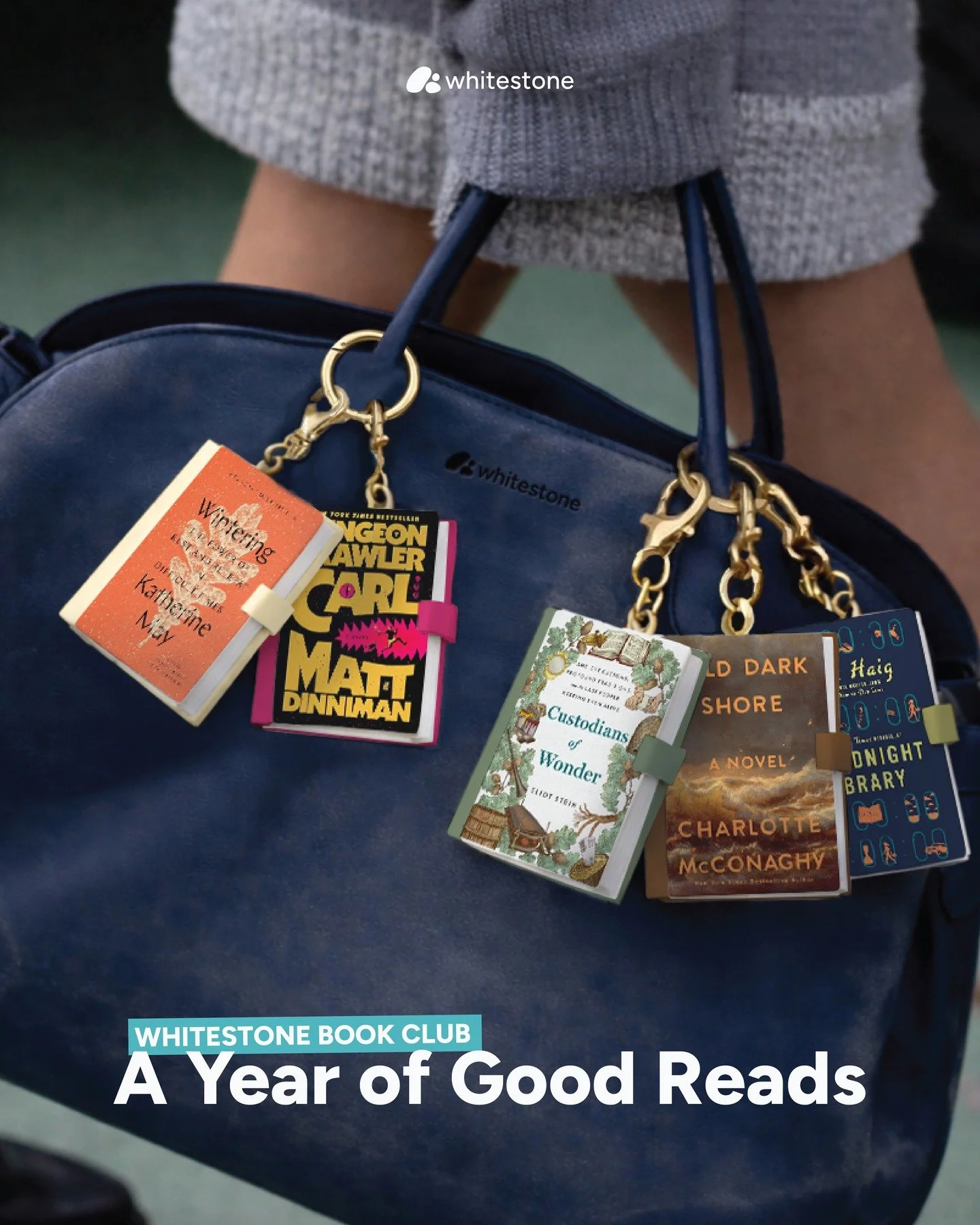 Recent reads from the Whitestone Book Club 📚🐛

Every month, this crew gets together to talk about literature, life, and everything in between. And of course, we made merch to go with it.

Are any of these books on your list?

#NoTwoStonesAreAlike #