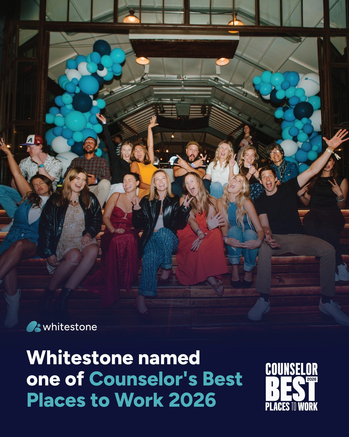 We're thrilled to announce that Whitestone has been named one of @asicentral Counselor's Best Places to Work 2026! ⭐ 

This recognition means everything to us; not because of a title, but because it reflects the culture our team builds every single d