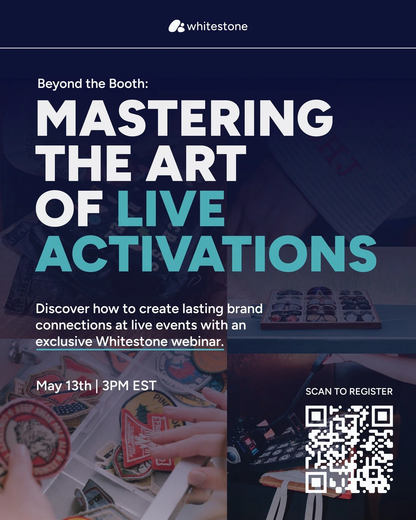 Mark your calendars! We're hosting a free webinar on May 13th at 3PM EST and it's one you don't want to miss. 🎟️

We're pulling back the curtain on what it actually takes to create a live brand activation that people remember. Our Executive Director