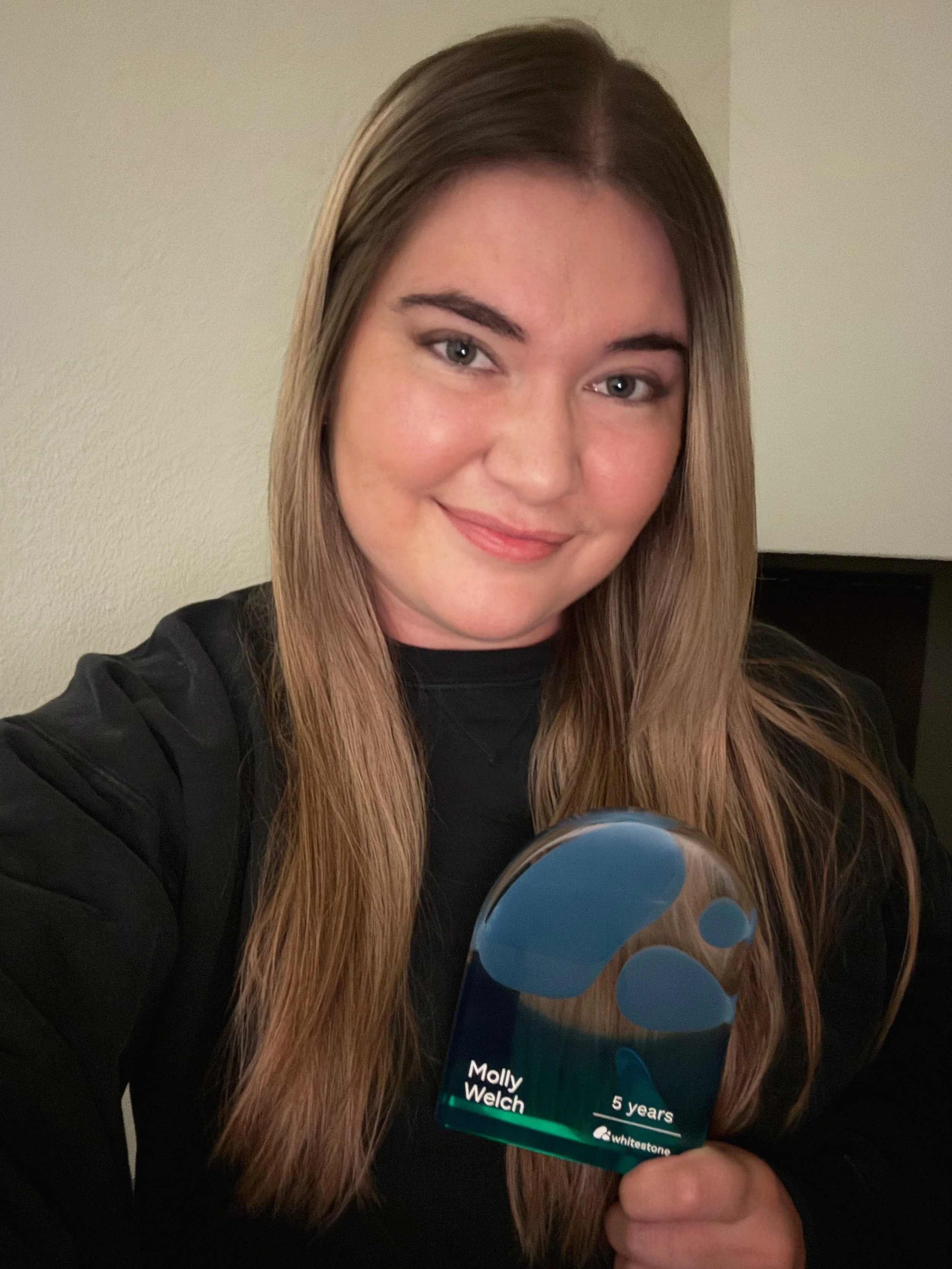 Celebrating 5 years of Molly Welch! ⭐ 

As a Senior Account Manager, Molly has spent these last 5 years building real relationships, growing as a leader, and showing up for her clients in ways that truly matter.

We celebrate milestones like this the