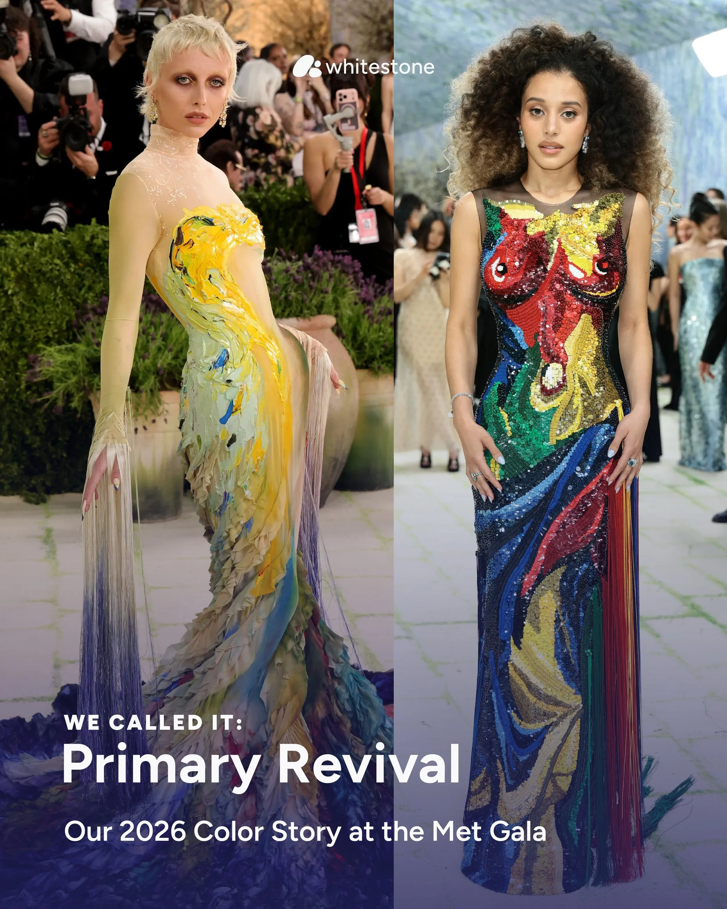 The Met Gala carpet was basically our January mood board. Primary colors are back, and they're grown-up, saturated, and impossible to ignore. 

See what else we called at the link in bio.

#NoTwoStonesAreAlike #TrendForecasting
