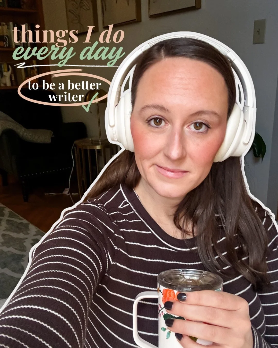 Things I do every day to be a better writer 📚

There are lots of long-term practices to work on writing craft, but these are little daily ones I&rsquo;ve found to really help! 

Another one I didn&rsquo;t include, but should be mentioned is routine.