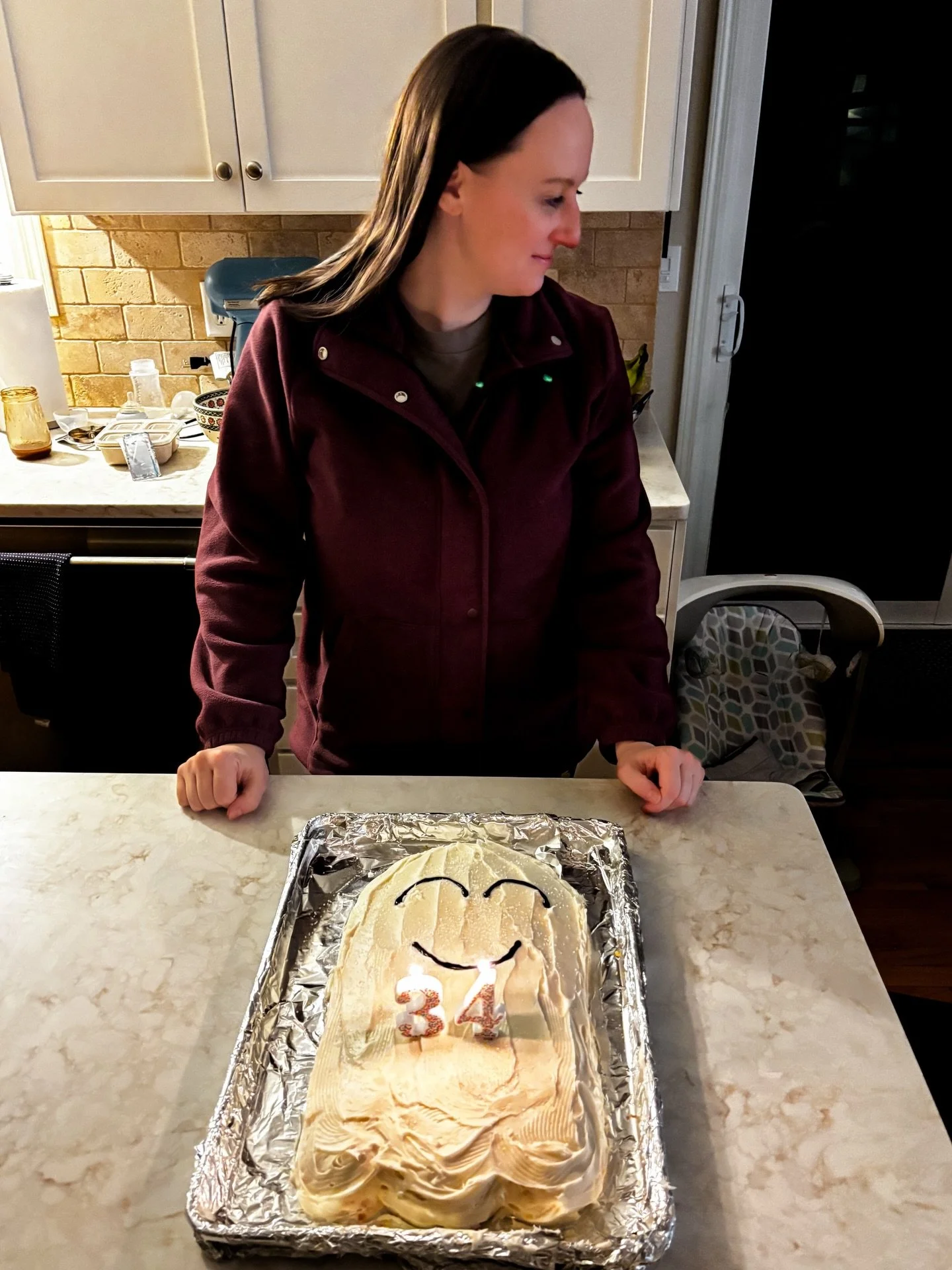 This is 34 ✨🎉❣️

If you&rsquo;d asked me at 30 what kind of cake I&rsquo;d have for 34, I definitely wouldn&rsquo;t have said &ldquo;ghost&rdquo; 😂👻 but wow so much has changed in the past few years. My book is being published this year, I love th