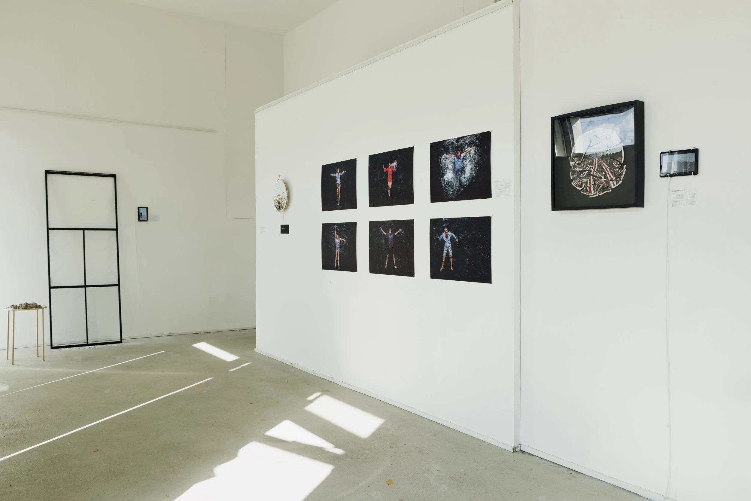 Exhibition view "Zone of Turbulence" by Elena Rabkina.
Photo: Aleksandra Kononchenko