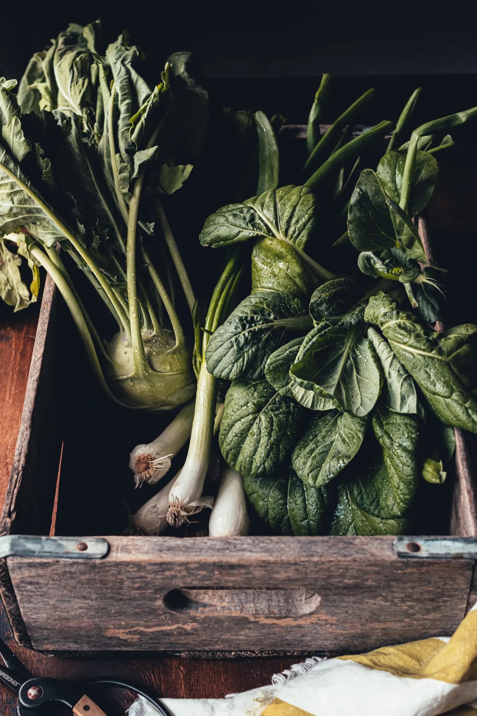 Kale &amp; Kohlrabi Stir-Fry with Garlic and Ginger