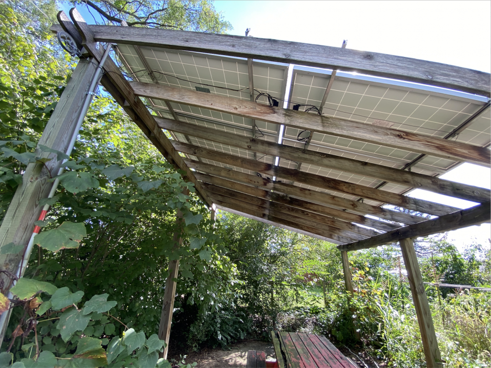 Renewable solar energy illustration