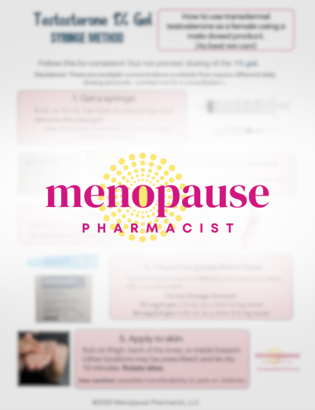 Testosterone 1% Gel Education Handout