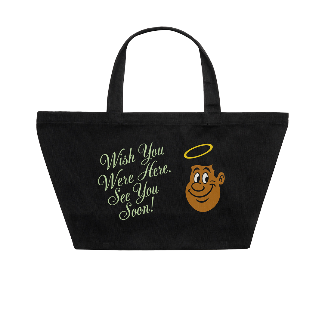 World Travel Tote - Black