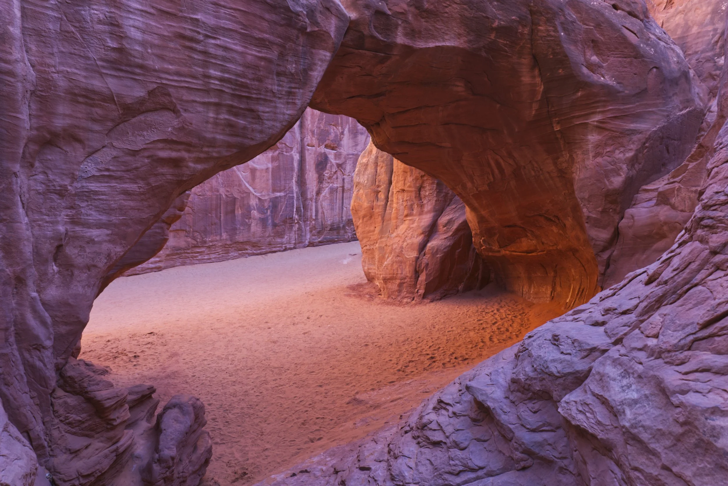 Hidden Arch in the Sandy Wash
