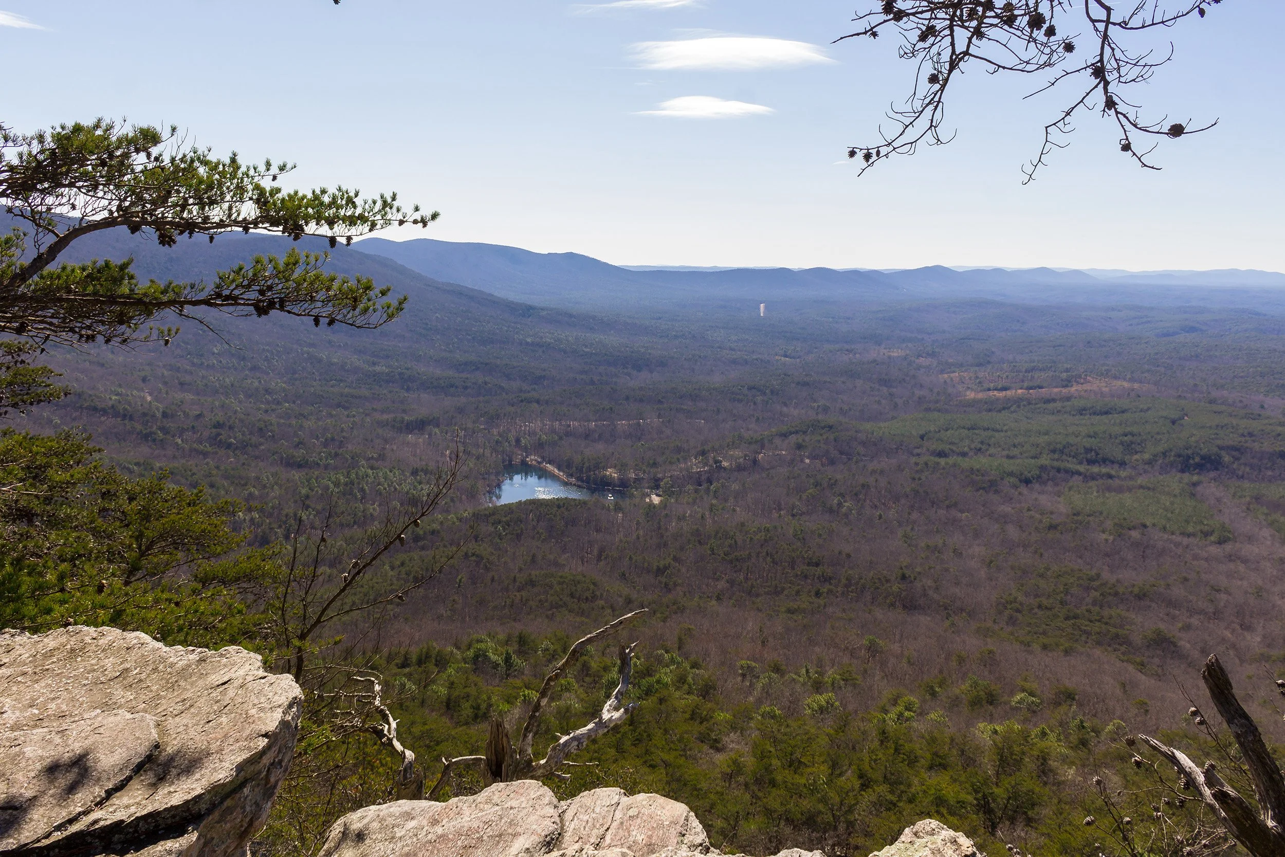 At the time, Cheaha State Park in AL was the furthest west I'd traveled