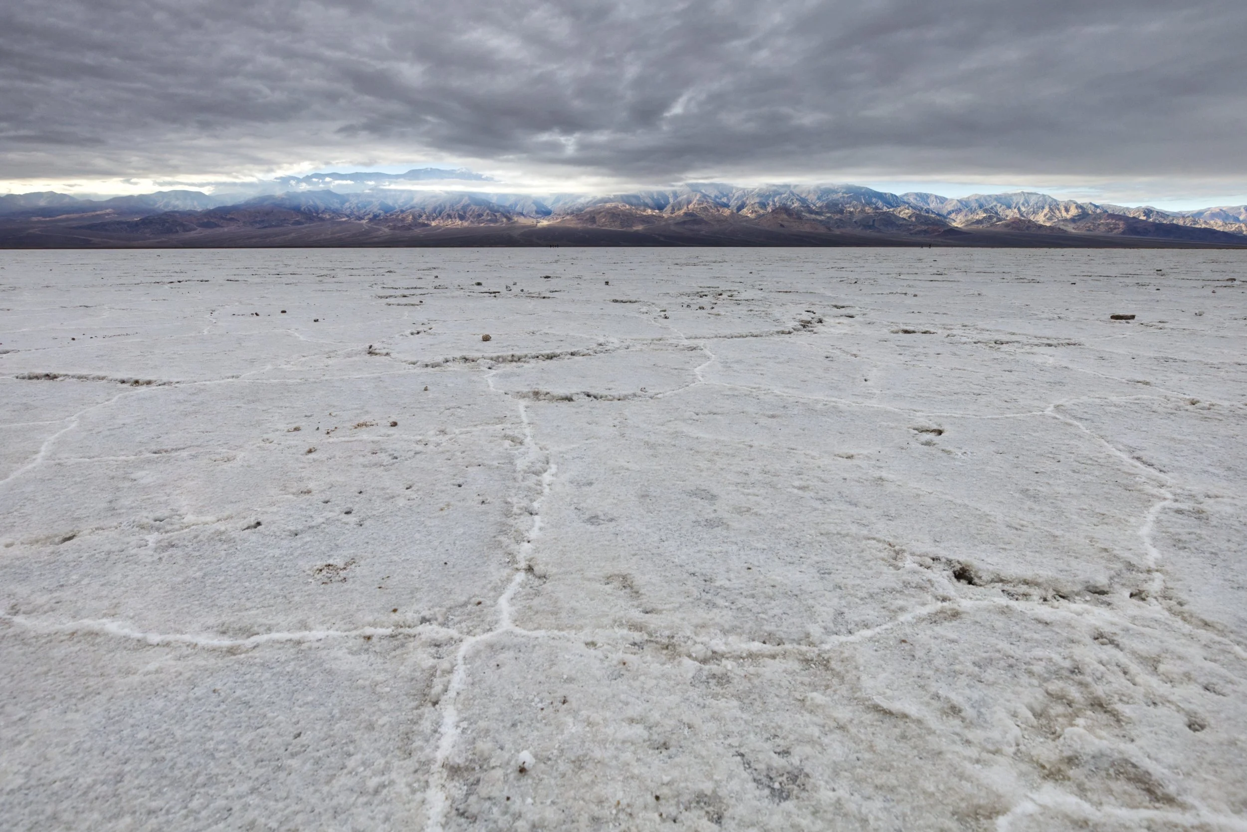 Barren Salt Flats in the Badwater Basin