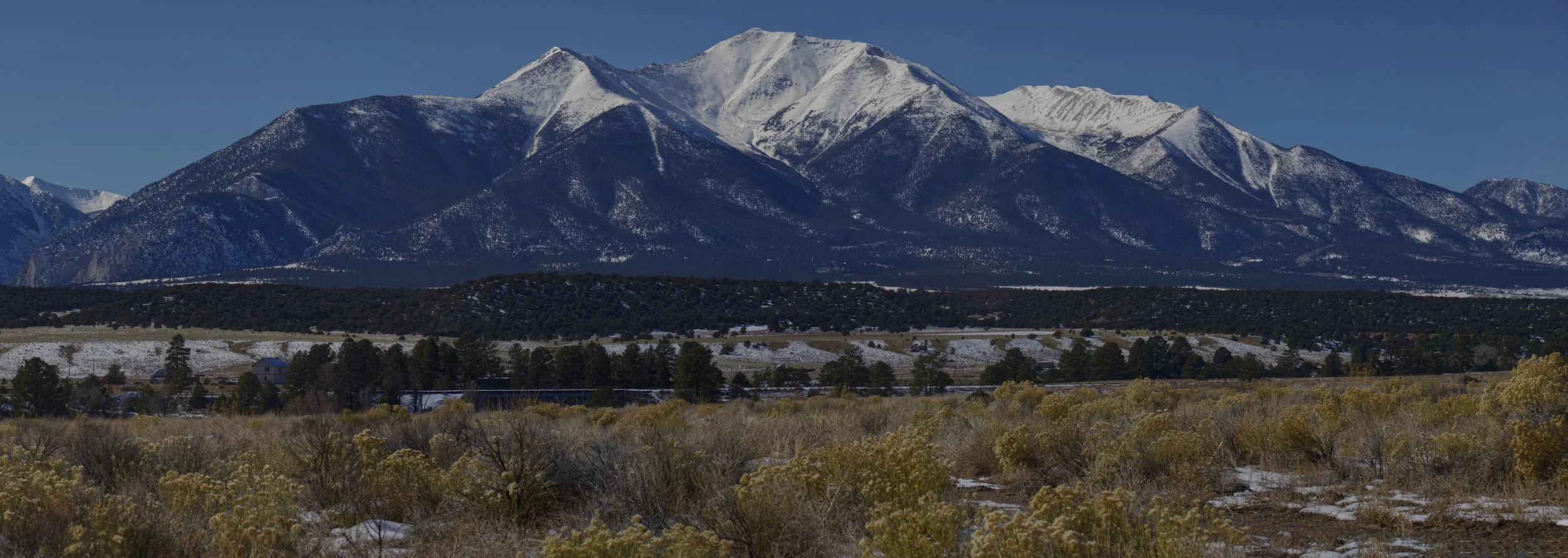 Mt. Princeton and the Arkansas River Valley