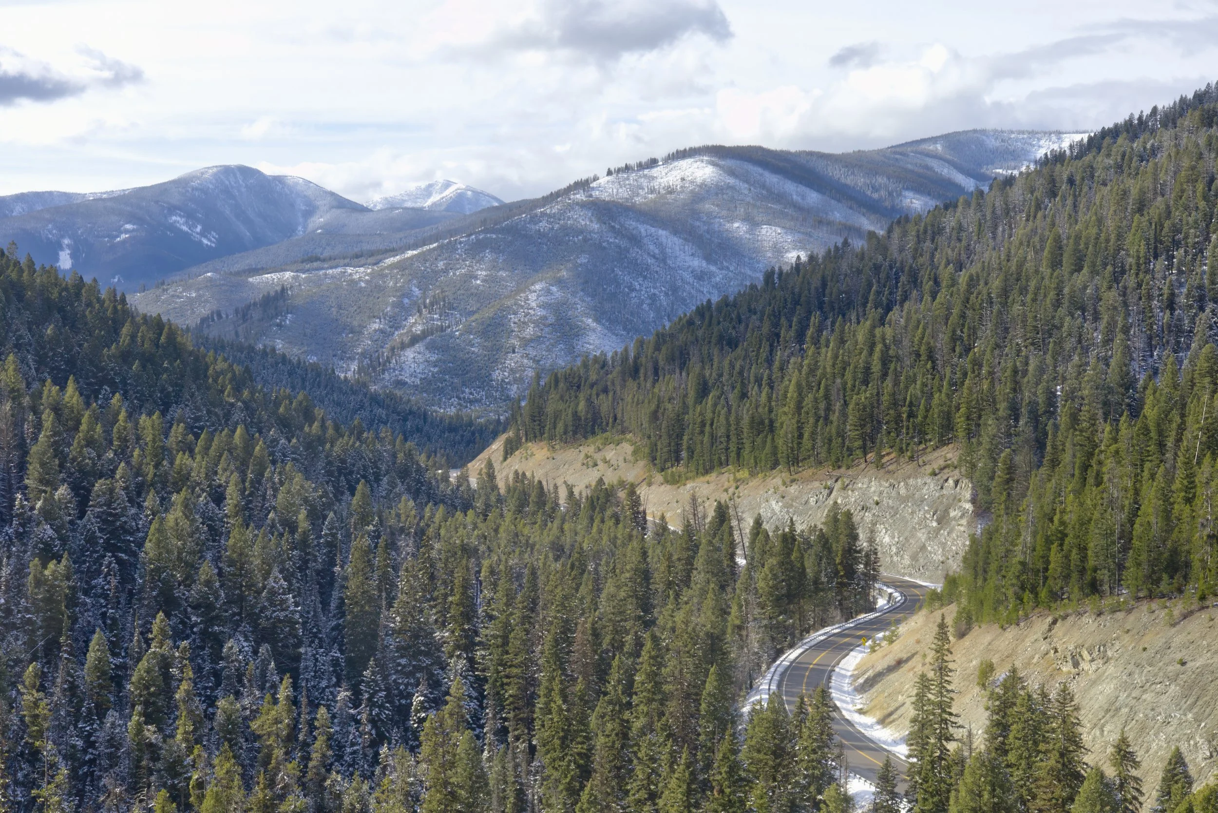 Curving Roads across the Divide