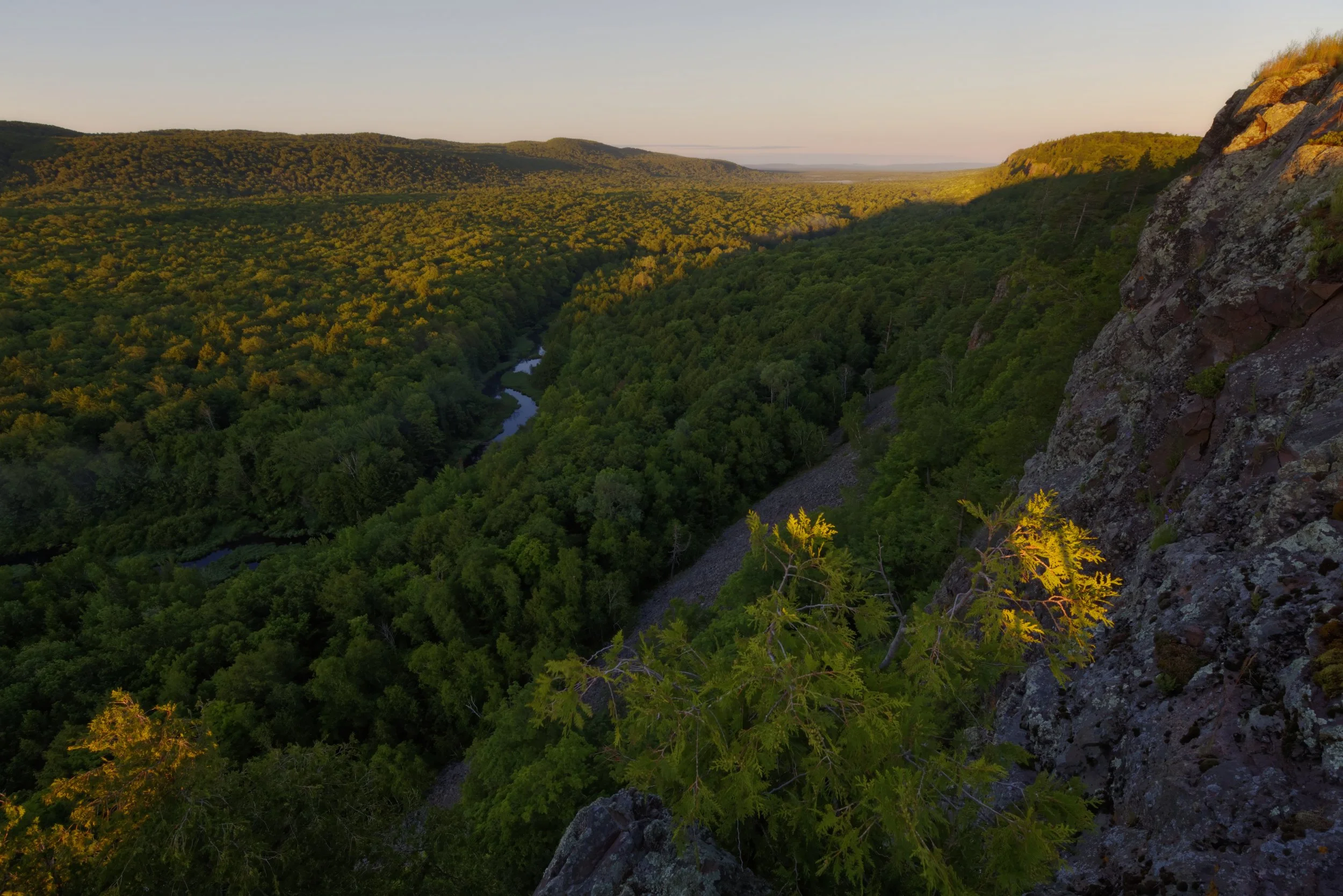 Dawn in the Porcupine Wilderness