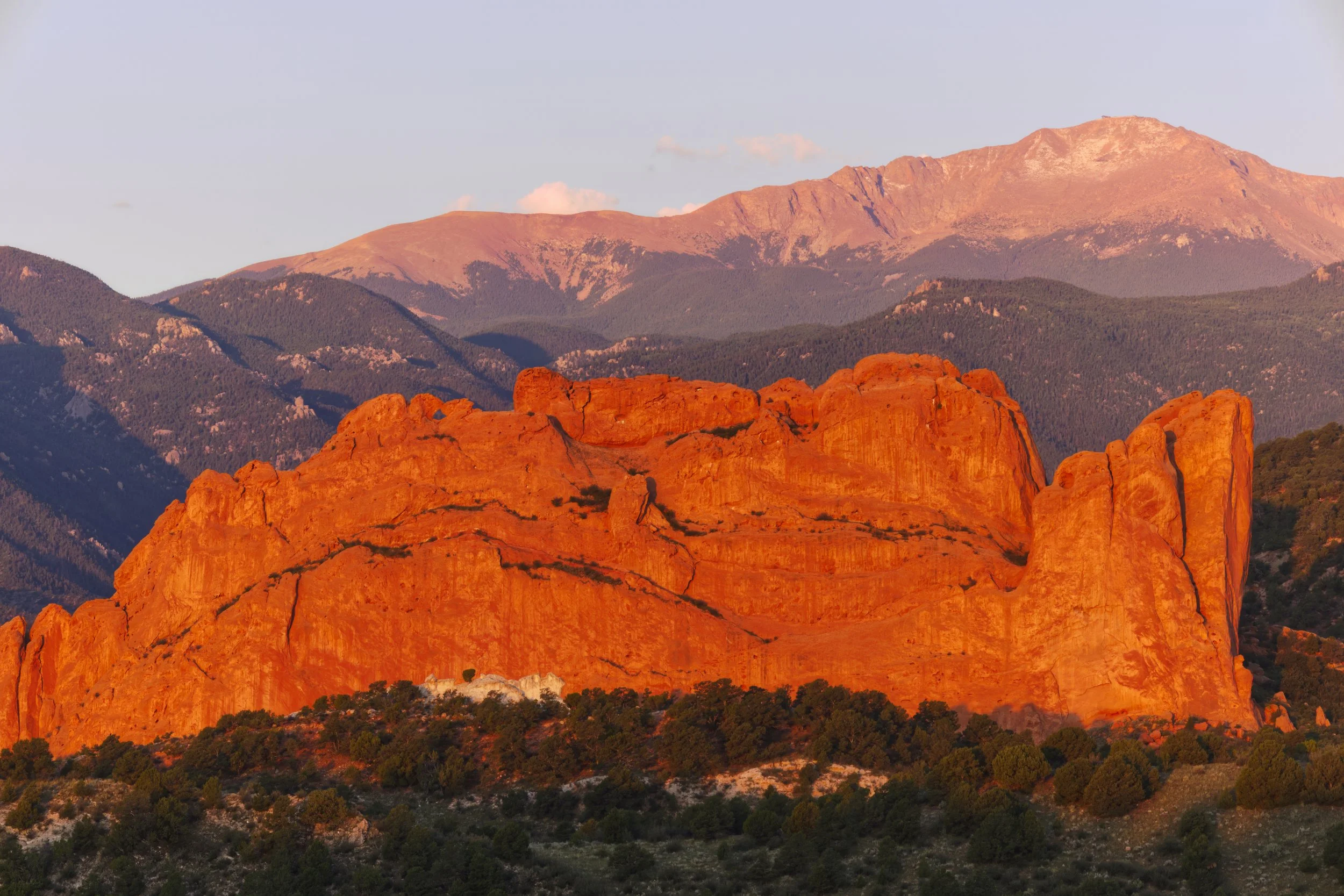 Kissing Camels Beneath the Peak