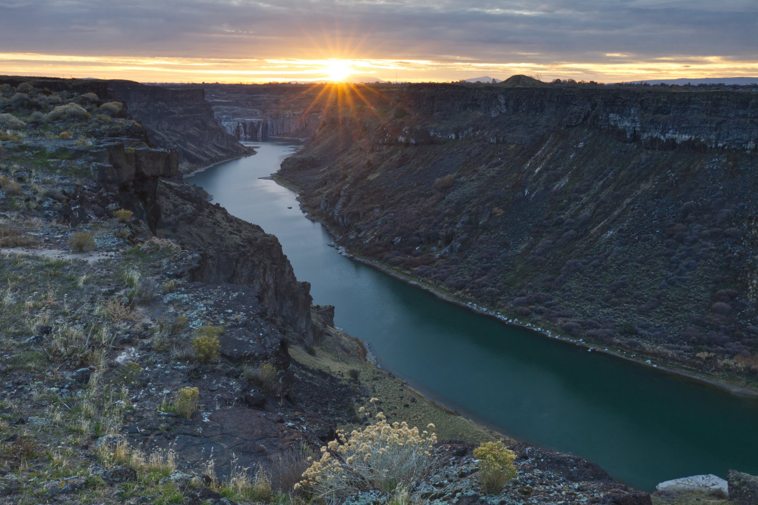 Sunrise over the Snake River