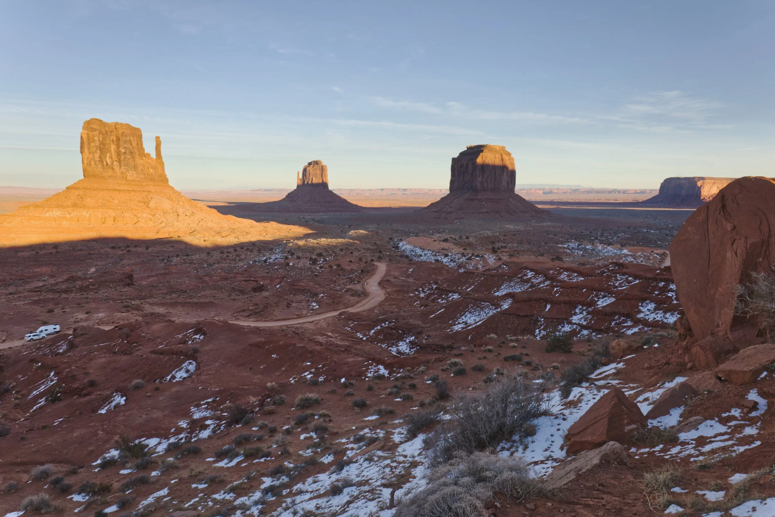 Evening Sun amongst the Monuments