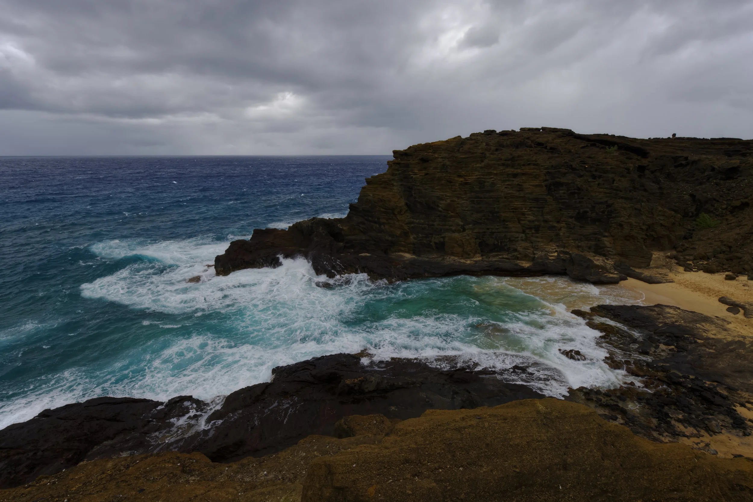 Incoming Storm at the Cove