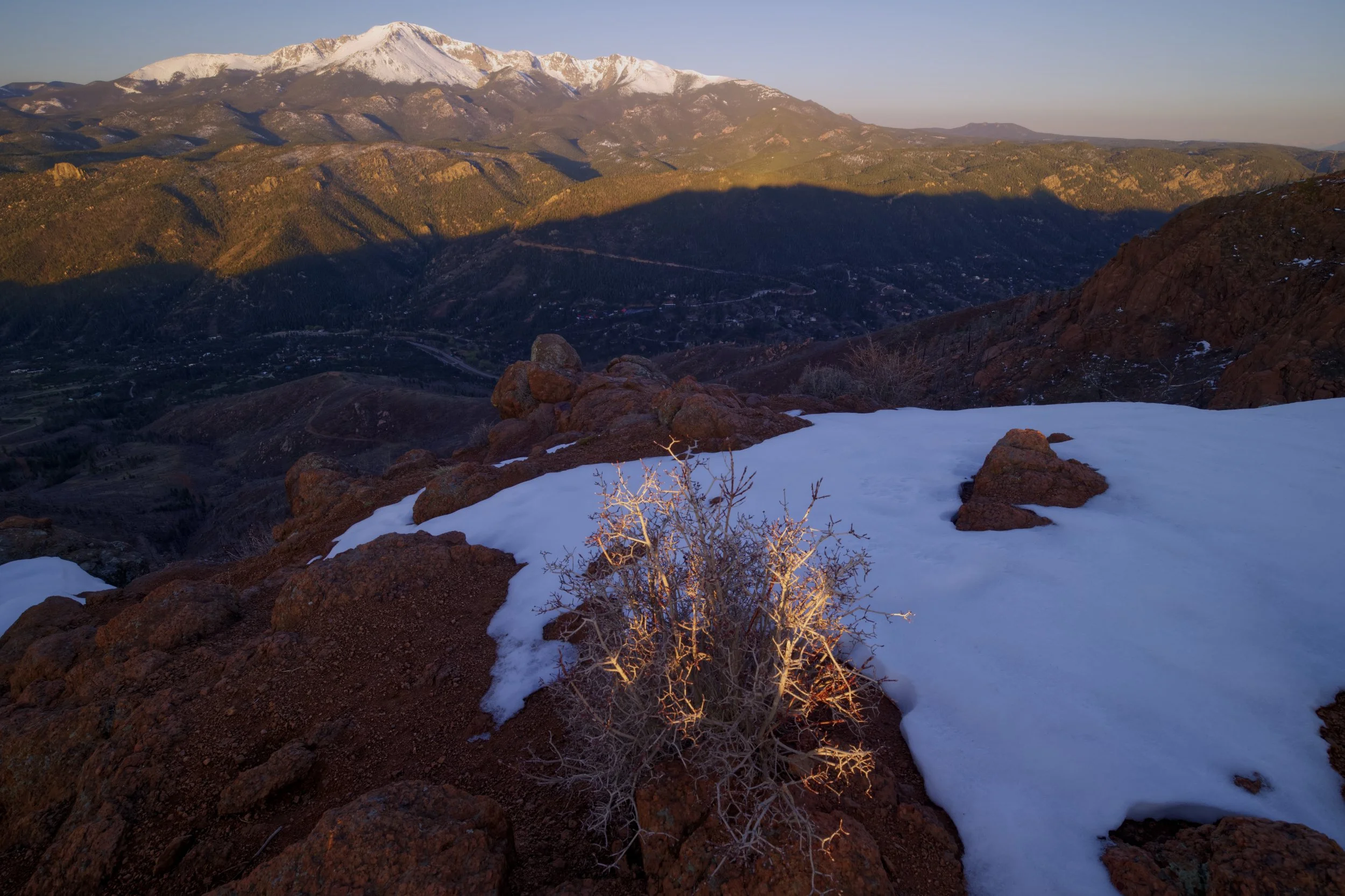 Morning Light on Pikes Peak