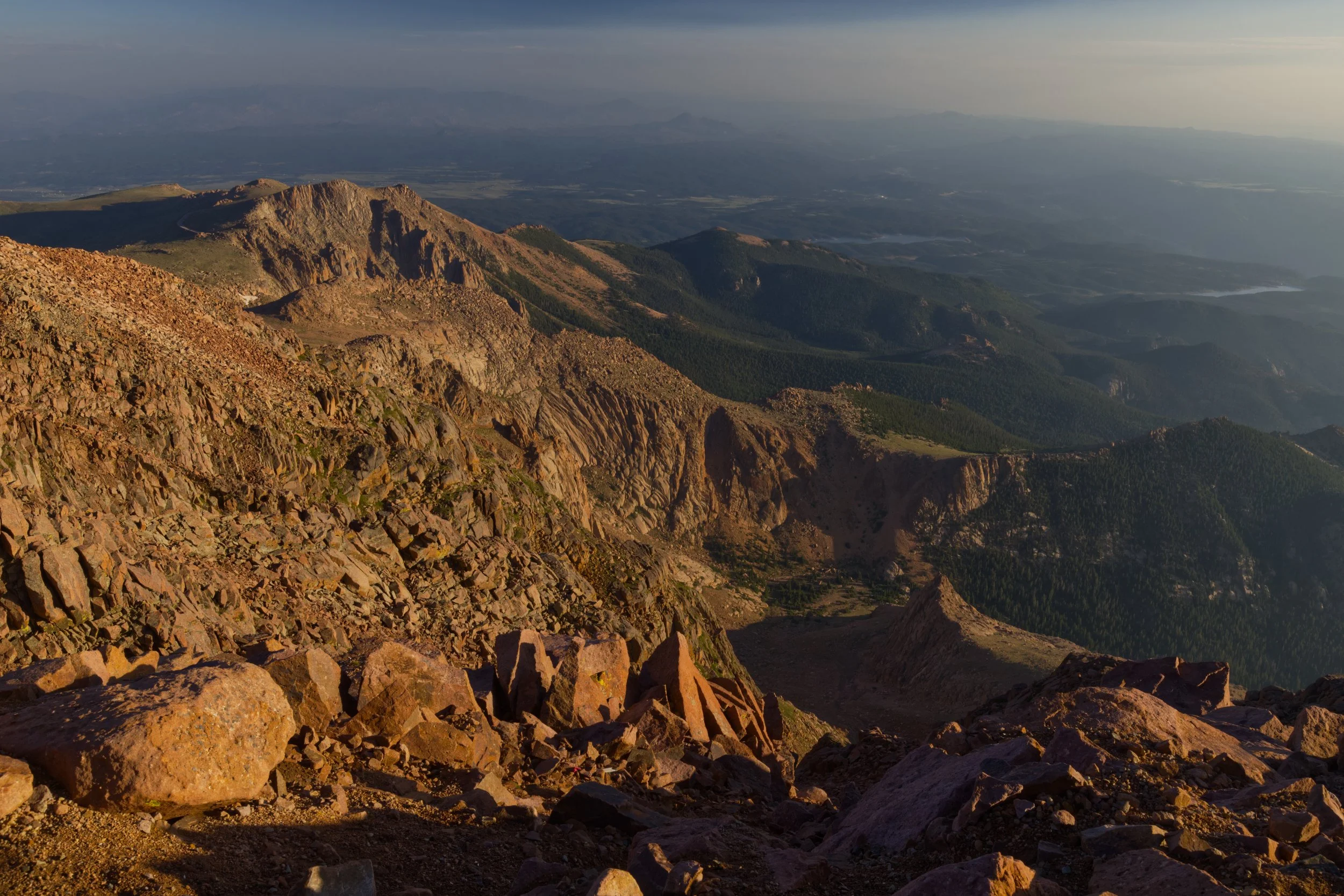 Hazy Views to the North