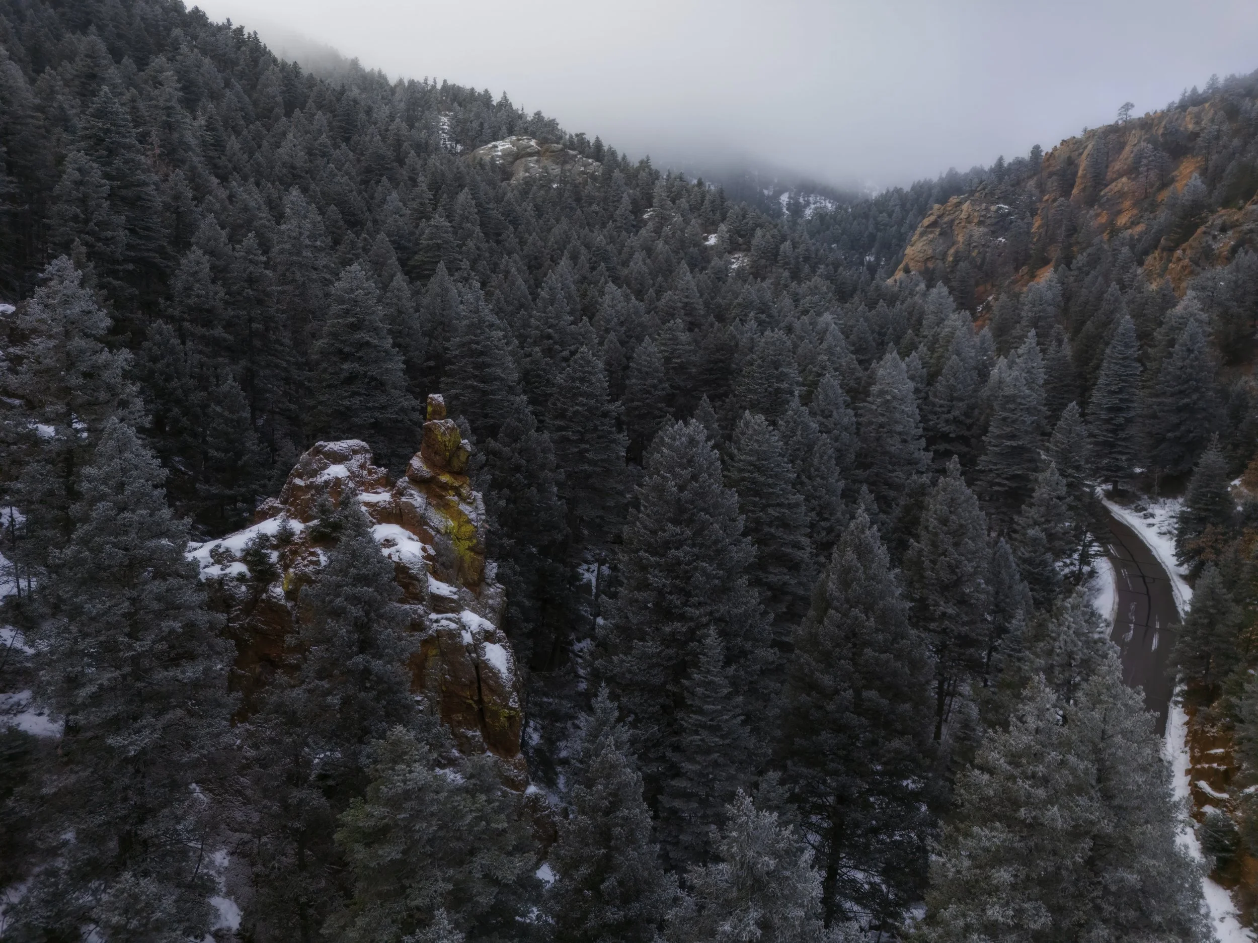 Winter at North Cheyenne Canyon