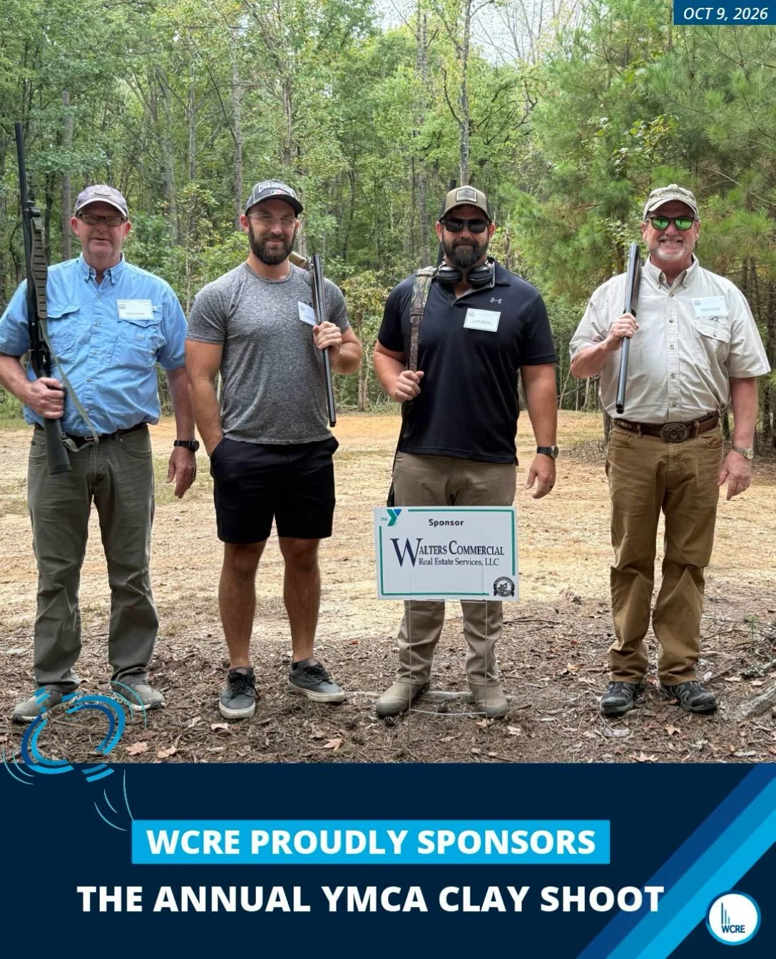Service is a cornerstone of WCRE, which is why we are a proud sponsor of the annual YMCA Clay Shoot supporting the Y Readers program. We had a great team this year!! 👏