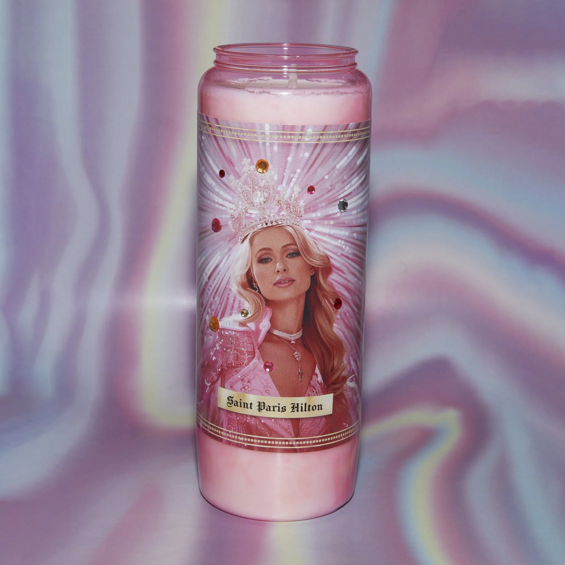 Bougie Paris Hilton rose