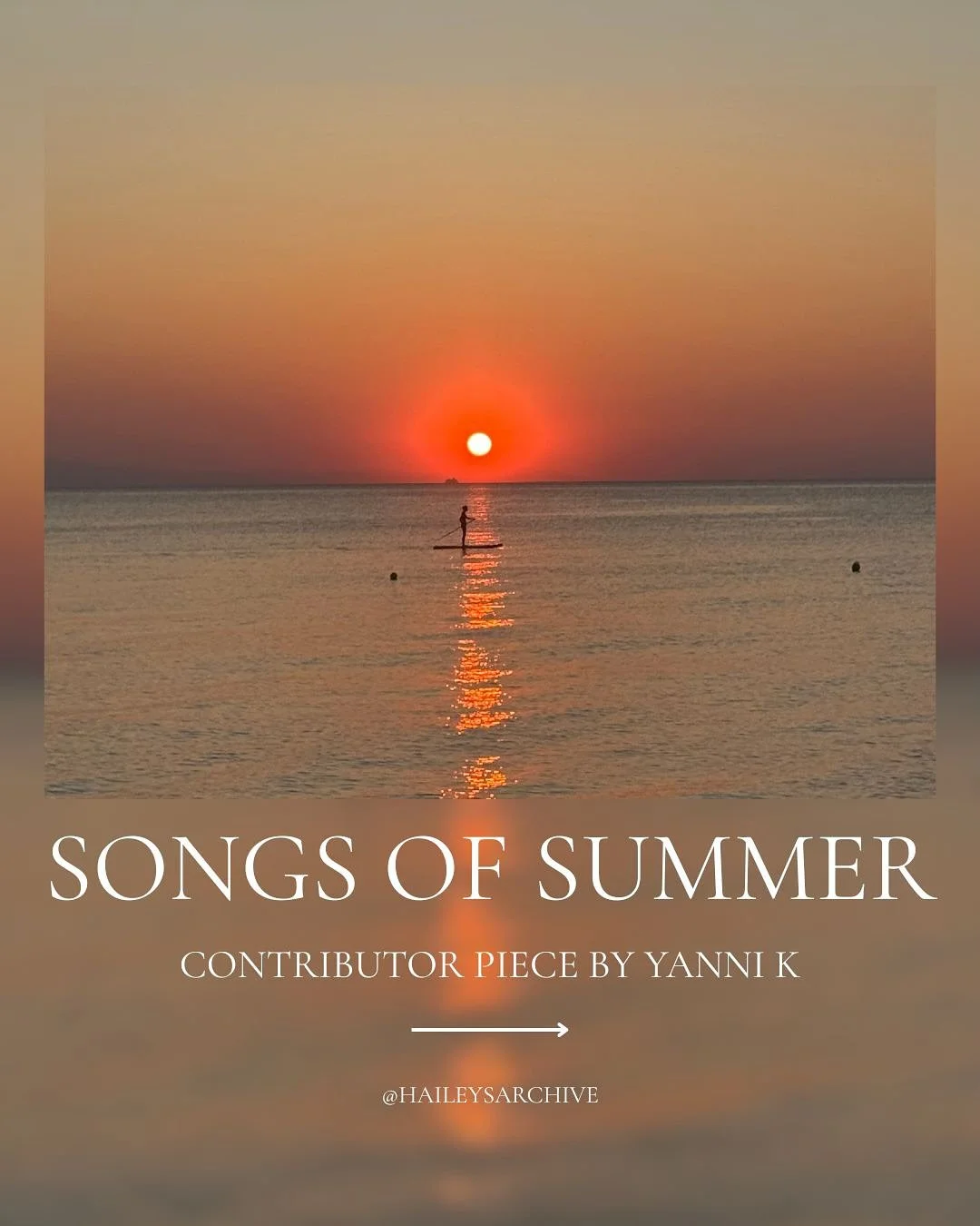 What are your top 10?

Read more on Yanni K&rsquo;s Songs of Summer for 2025 in the boo