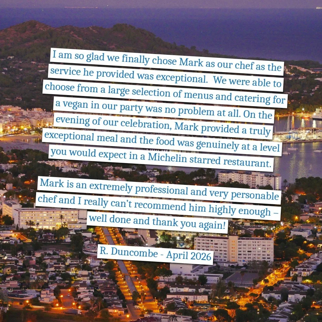 We think we do a great job looking after our
guests, but don't just take our word for it.
https://www.mymallorcachef.com/testimonials
.
.
.
#mymallorcachef #privatechef #mallorca #villa
#privatevilla