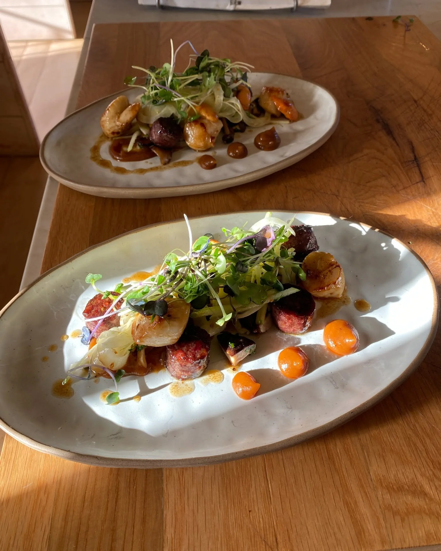 Each meal is thoughtfully designed with guest input to create a dining experience tailored specifically to you. We are always happy to work with your preferences to craft something truly unique. These dishes were based on guests requests for their ev