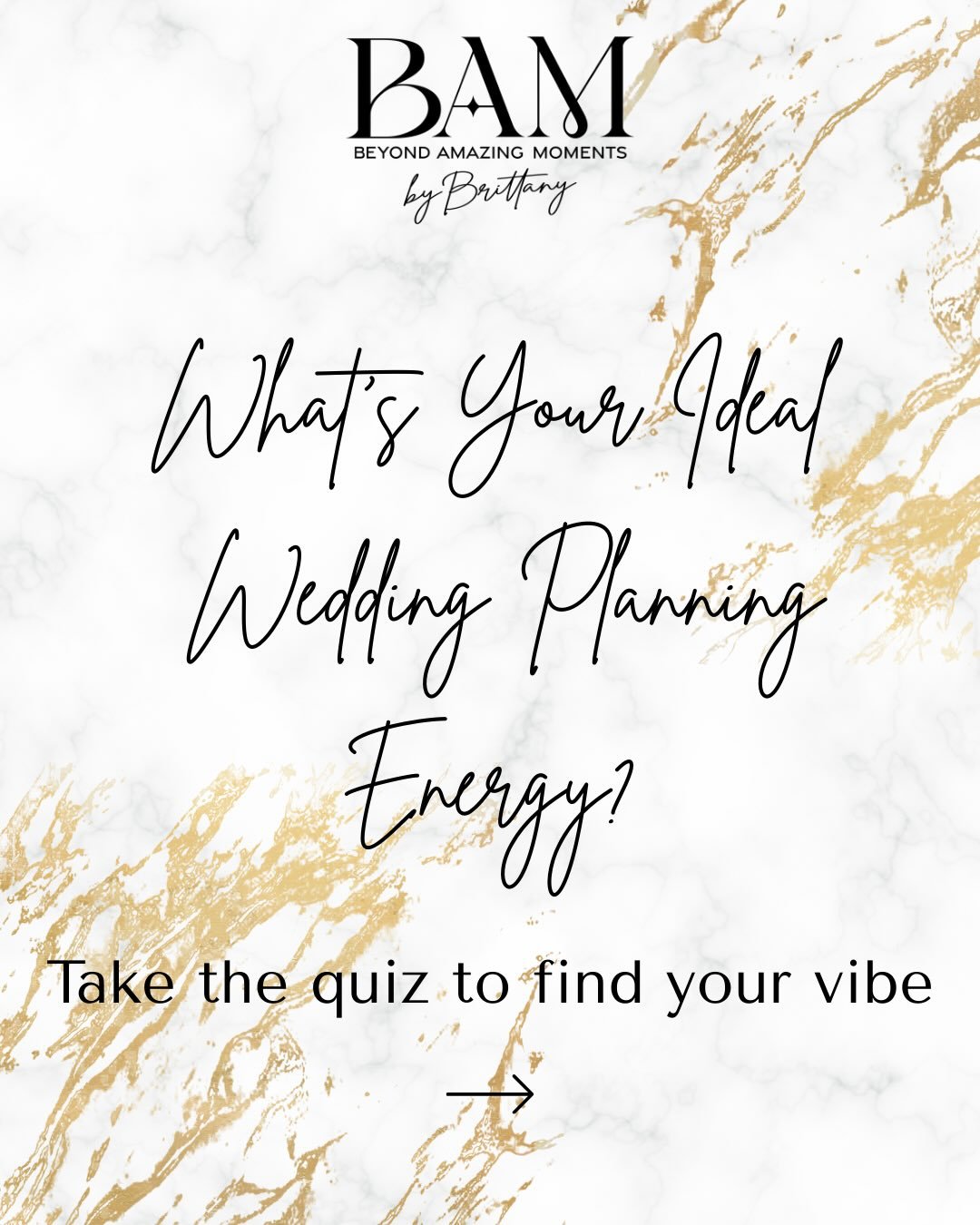Pop Quiz: What&rsquo;s your wedding planning energy? ✨

(The teacher in me never leaves 😉)

Comment A, B, or C 👇