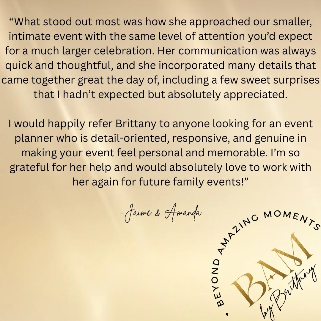 What do our clients really say after the event is over? The reviews are in&hellip; and they say it all. 

&ldquo;Strong communication&rdquo; 
&ldquo;Honesty&rdquo;
&ldquo;A lot of professional experience&rdquo;
&ldquo;Proactive&rdquo; 
&ldquo;Absolut