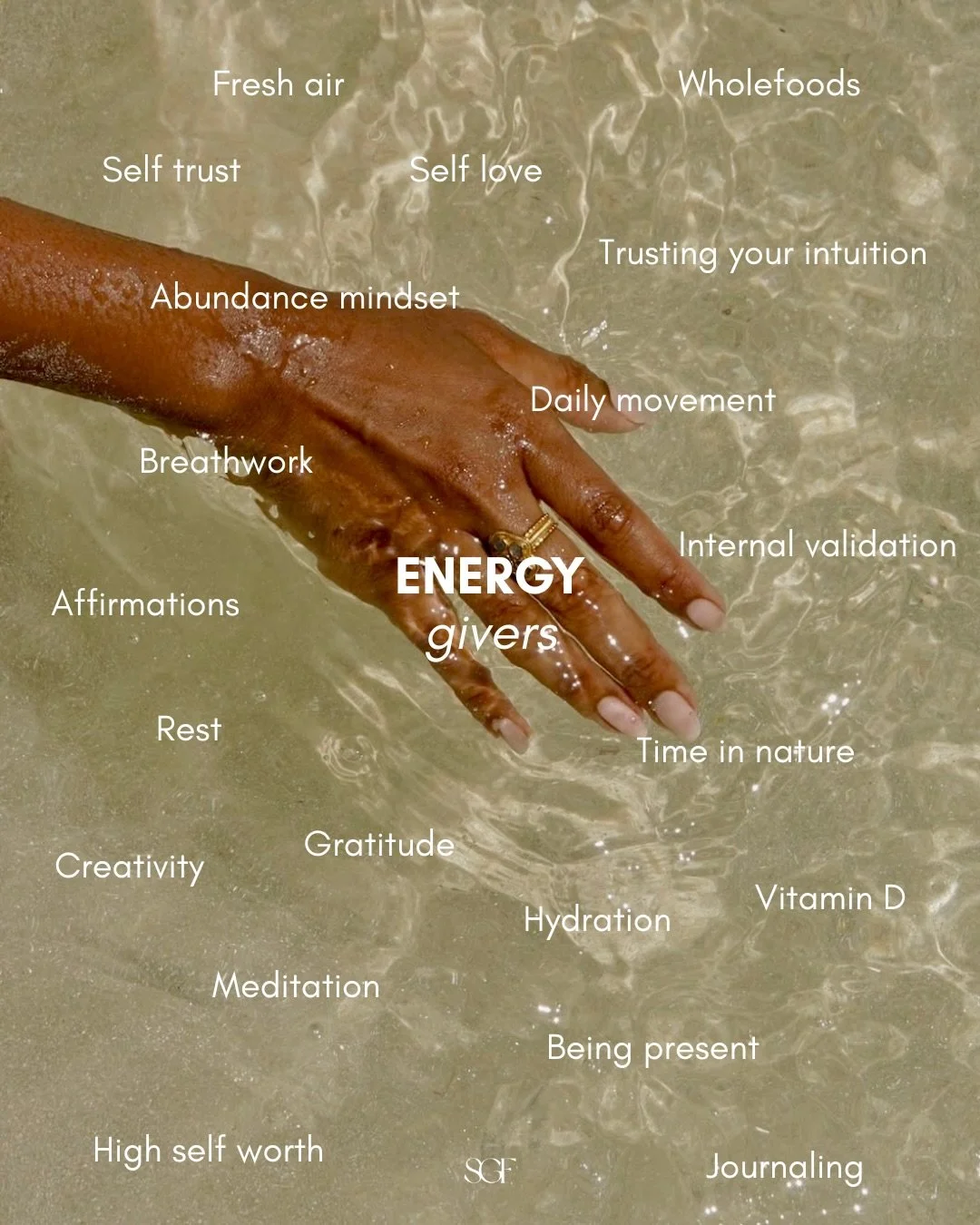 Every day, you&rsquo;re either feeding your energy or draining it.

The quality of your life is often a reflection of what you&rsquo;re giving your energy to.

Energy flows where attention goes 💗
Choose wisely.