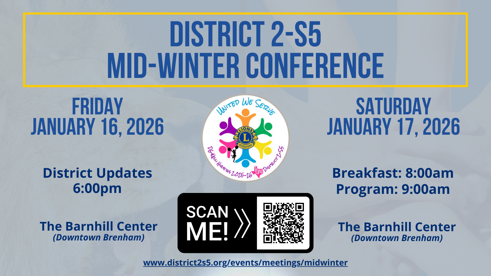 District 2-S5 Mid-Winter Conference and Cabinet Meeting