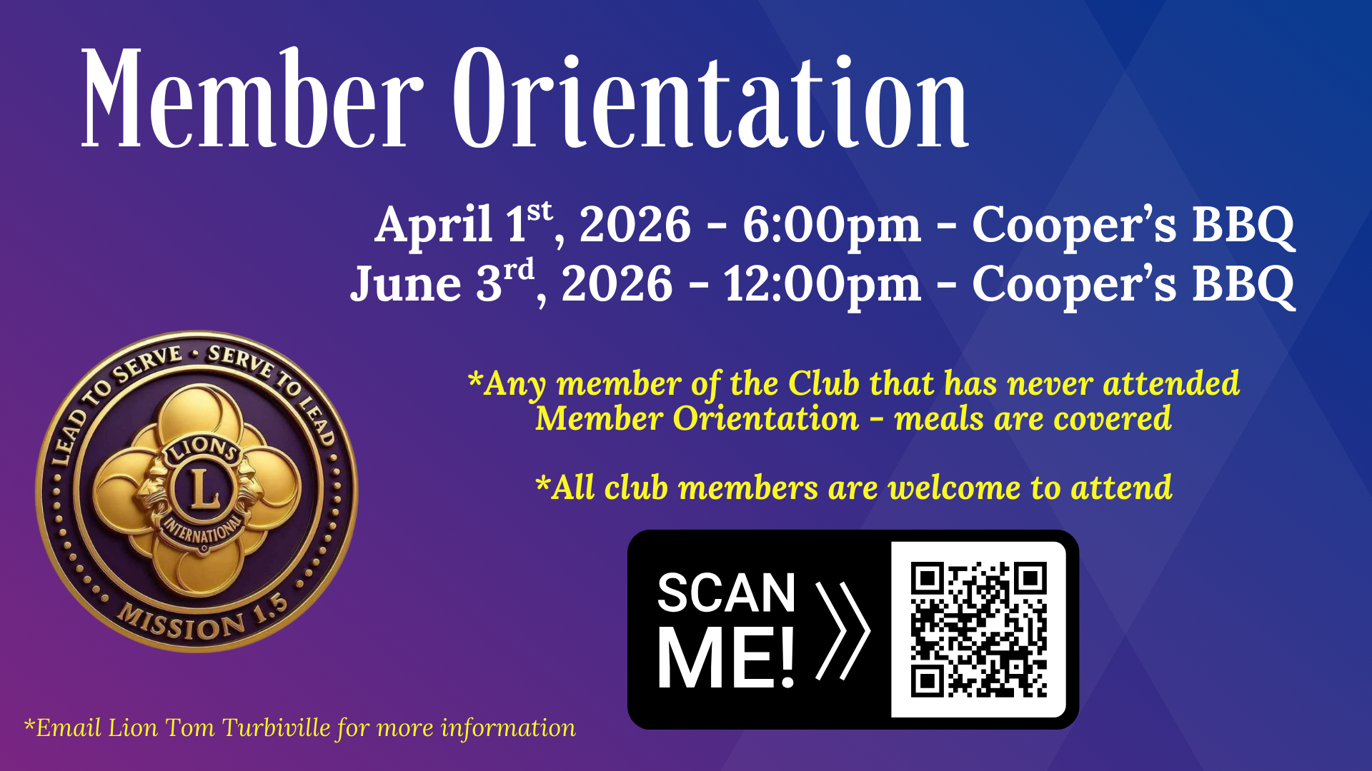 Member Orientation