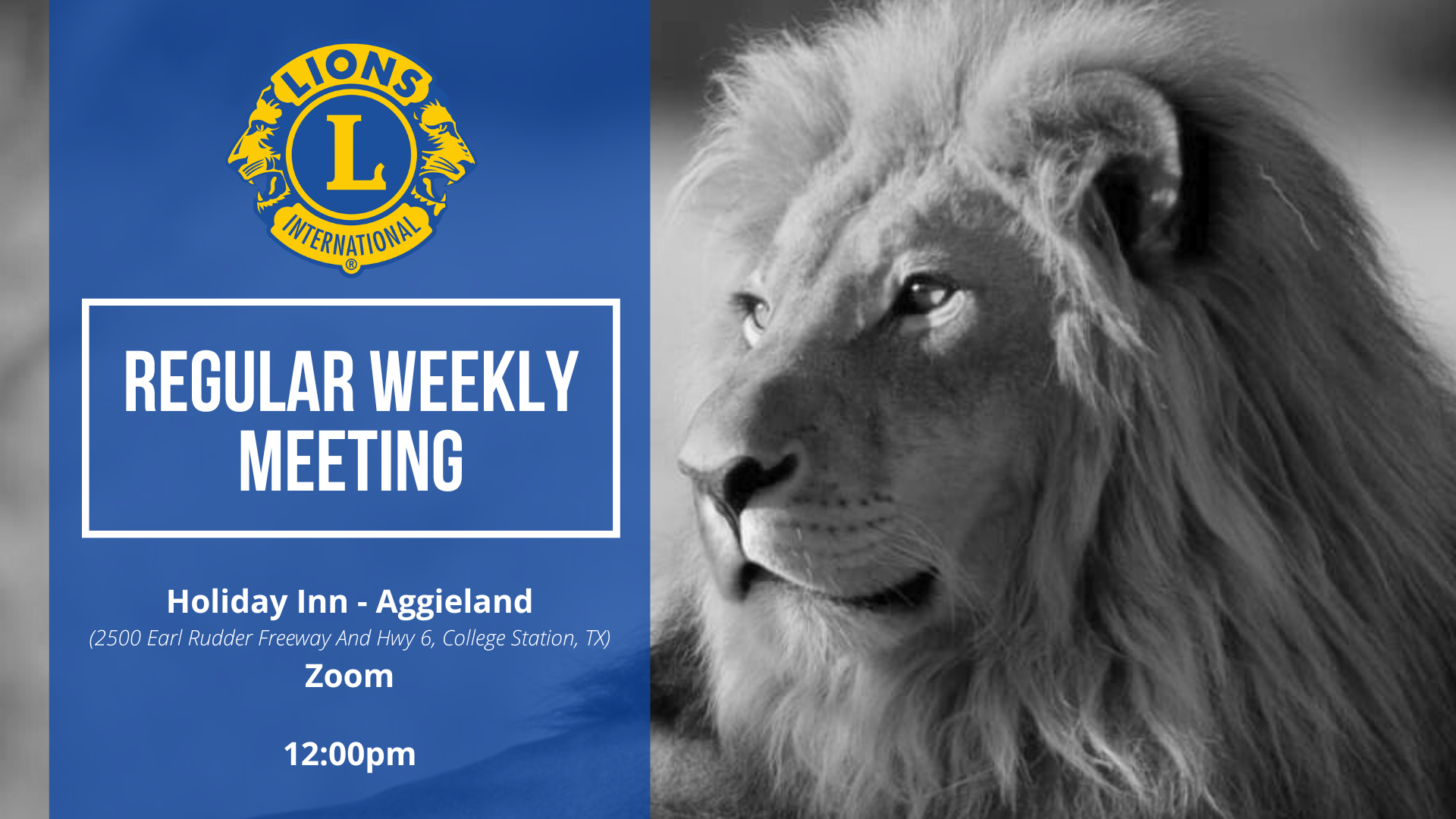 Regular Weekly Meeting 