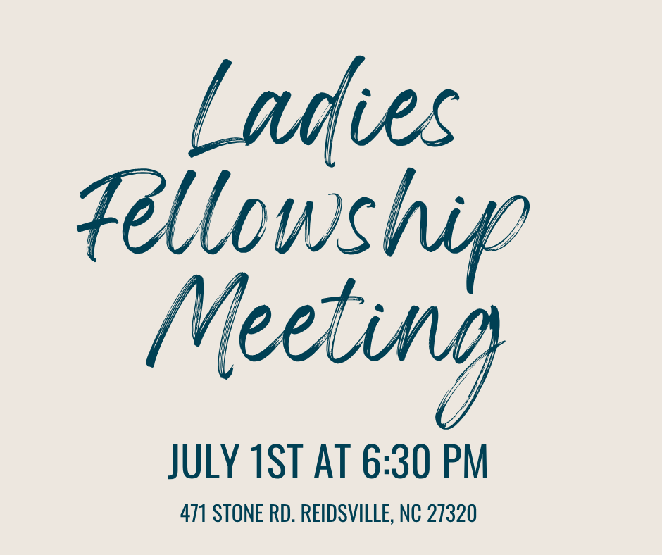 Ladies Fellowship Meeting