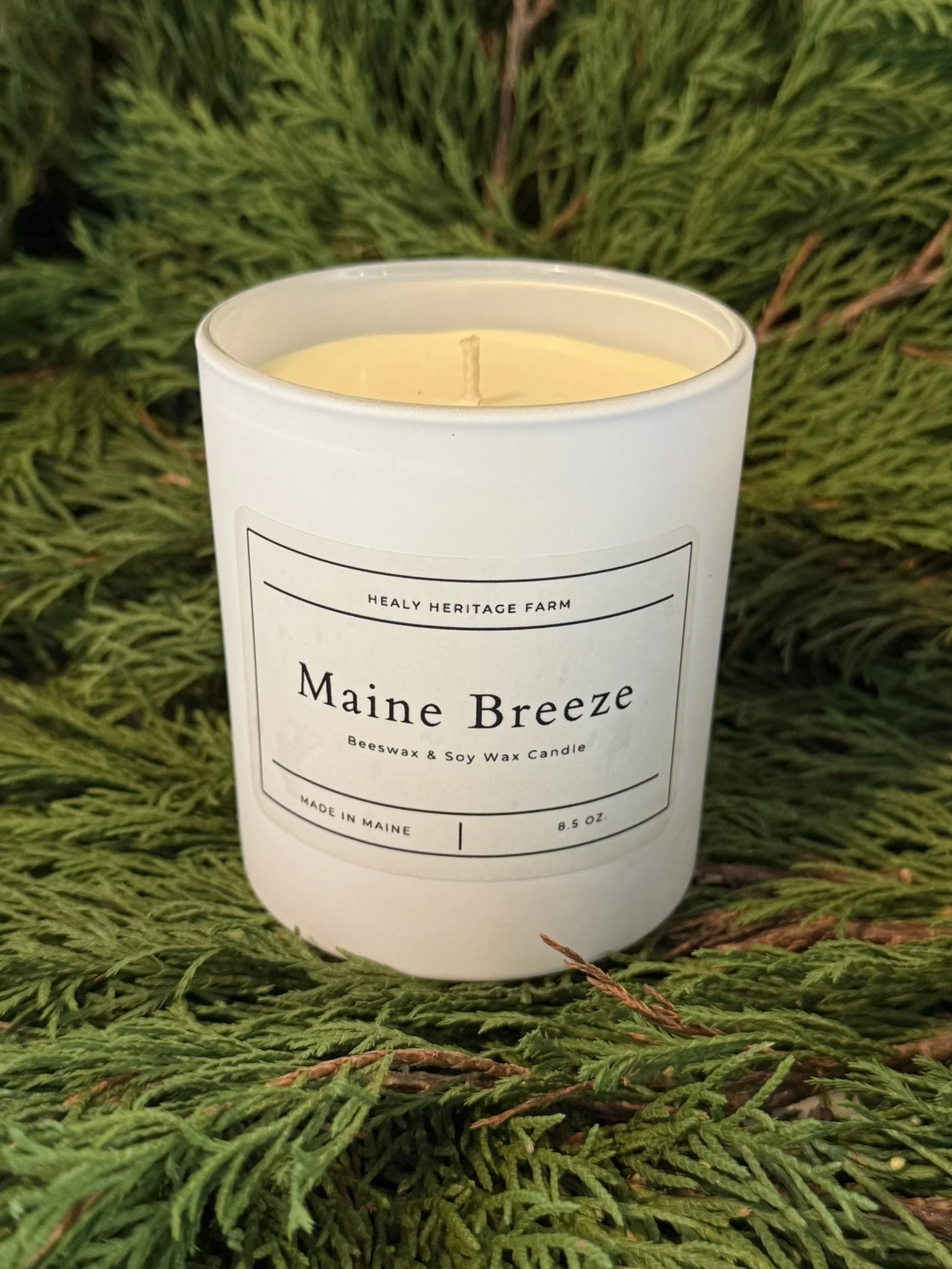 Beeswax & Soy Wax Candles, 8.5oz.