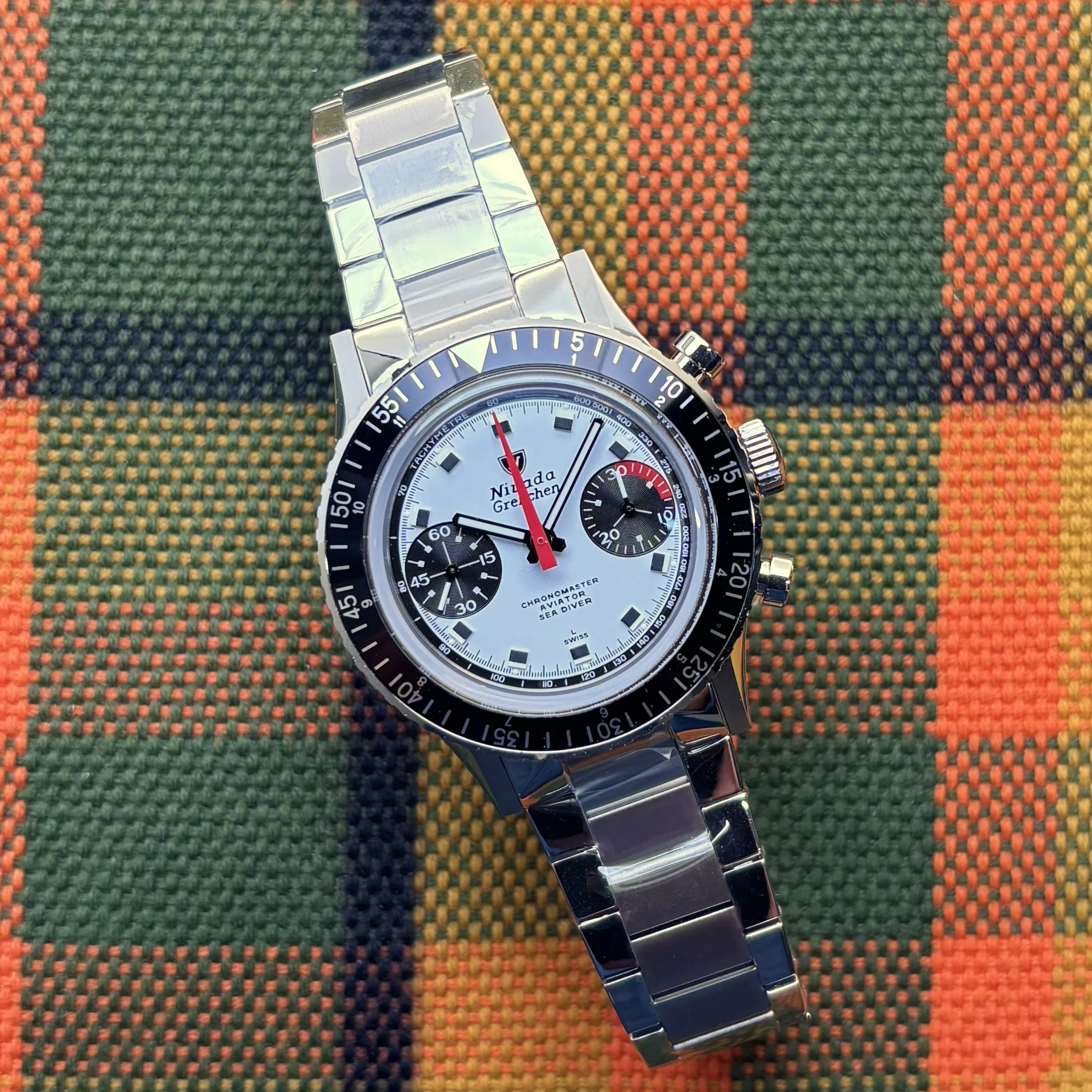 2026 Nivada Grenchen Chronomaster Panda 86054M20LC