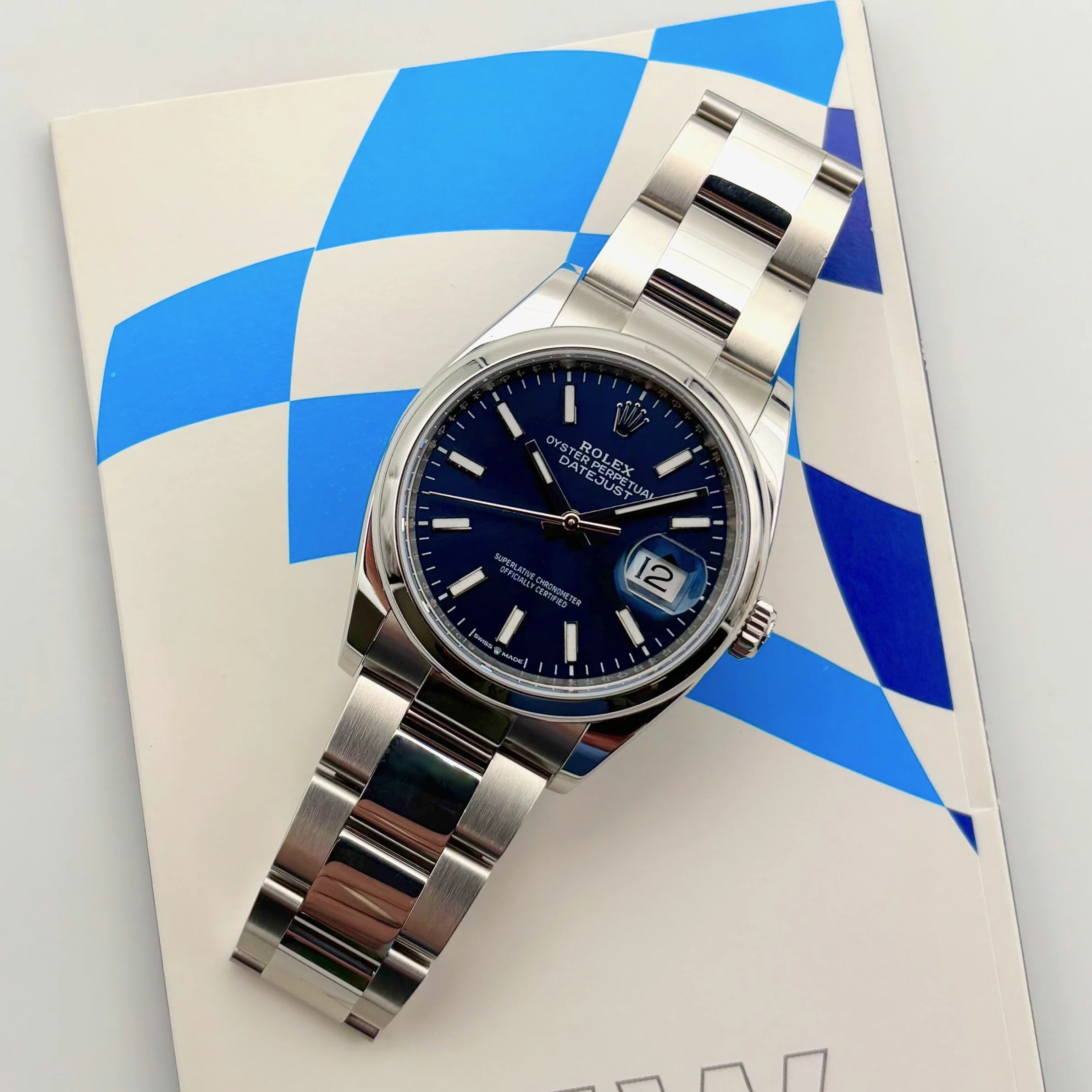 2024 Rolex Datejust 36 126200 Blue Dial