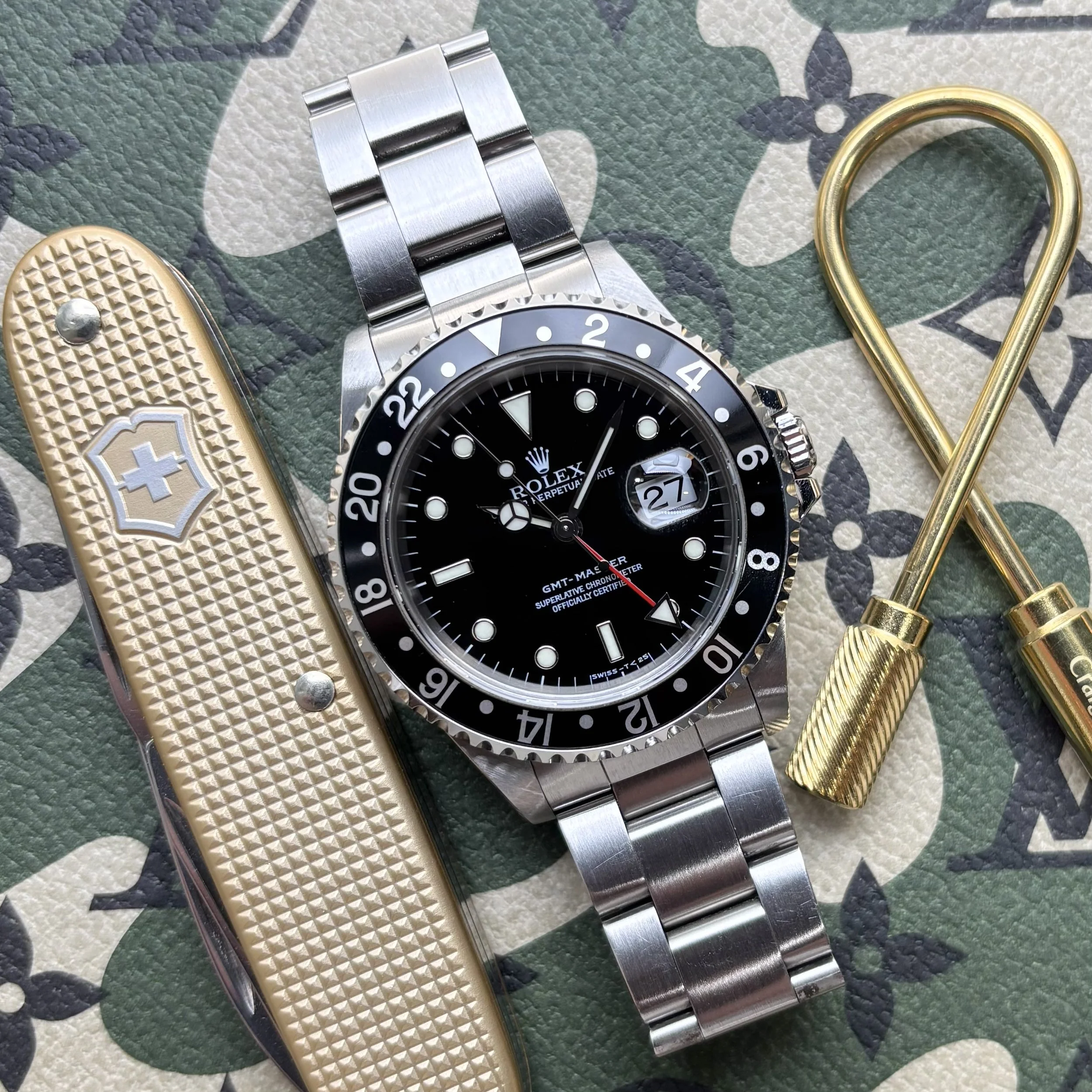 1998 Rolex GMT Master 16700 Black Dial