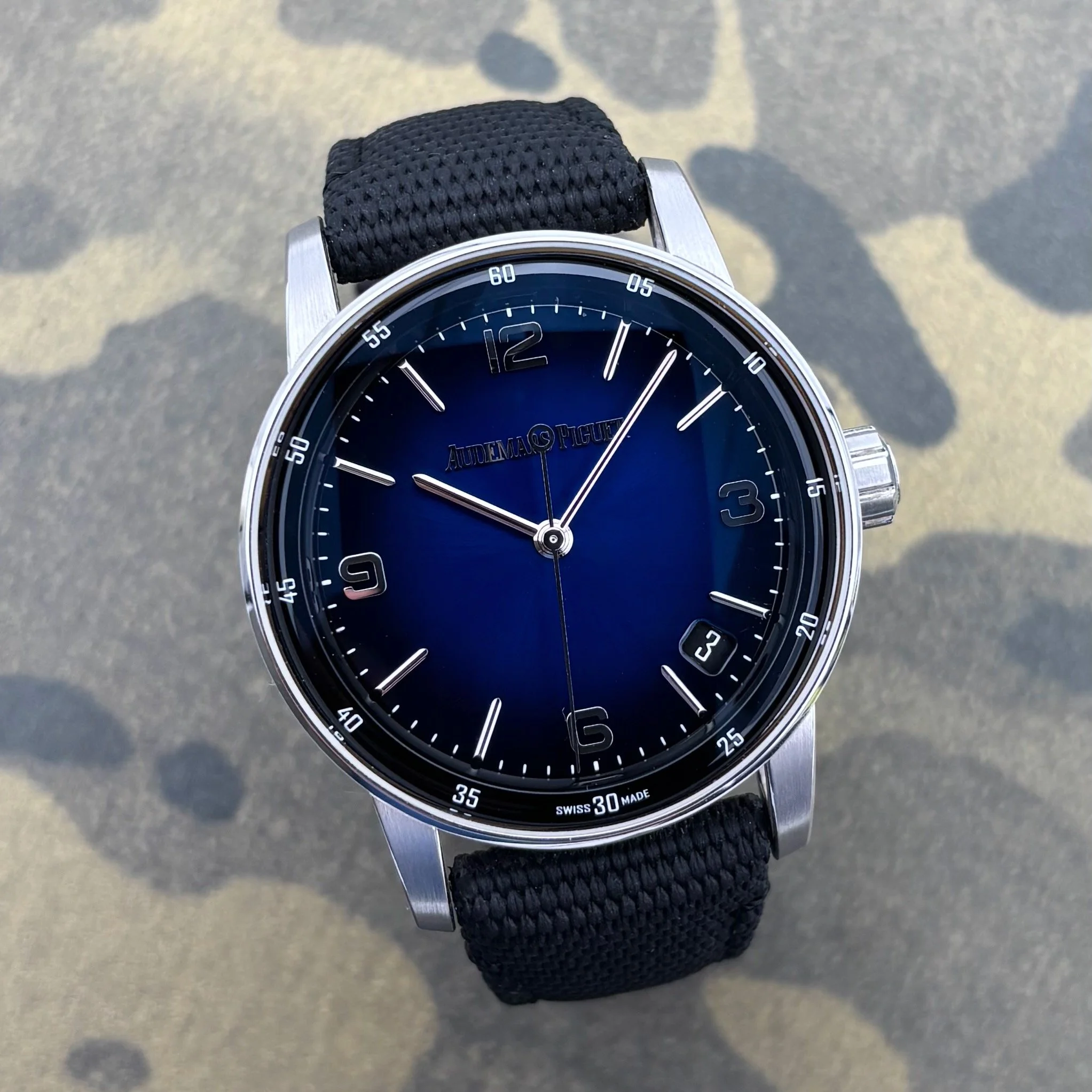 2022 Audemars Piguet Code 11.59 15210BC.OO.A002KB.01 Smoked Blue Dial