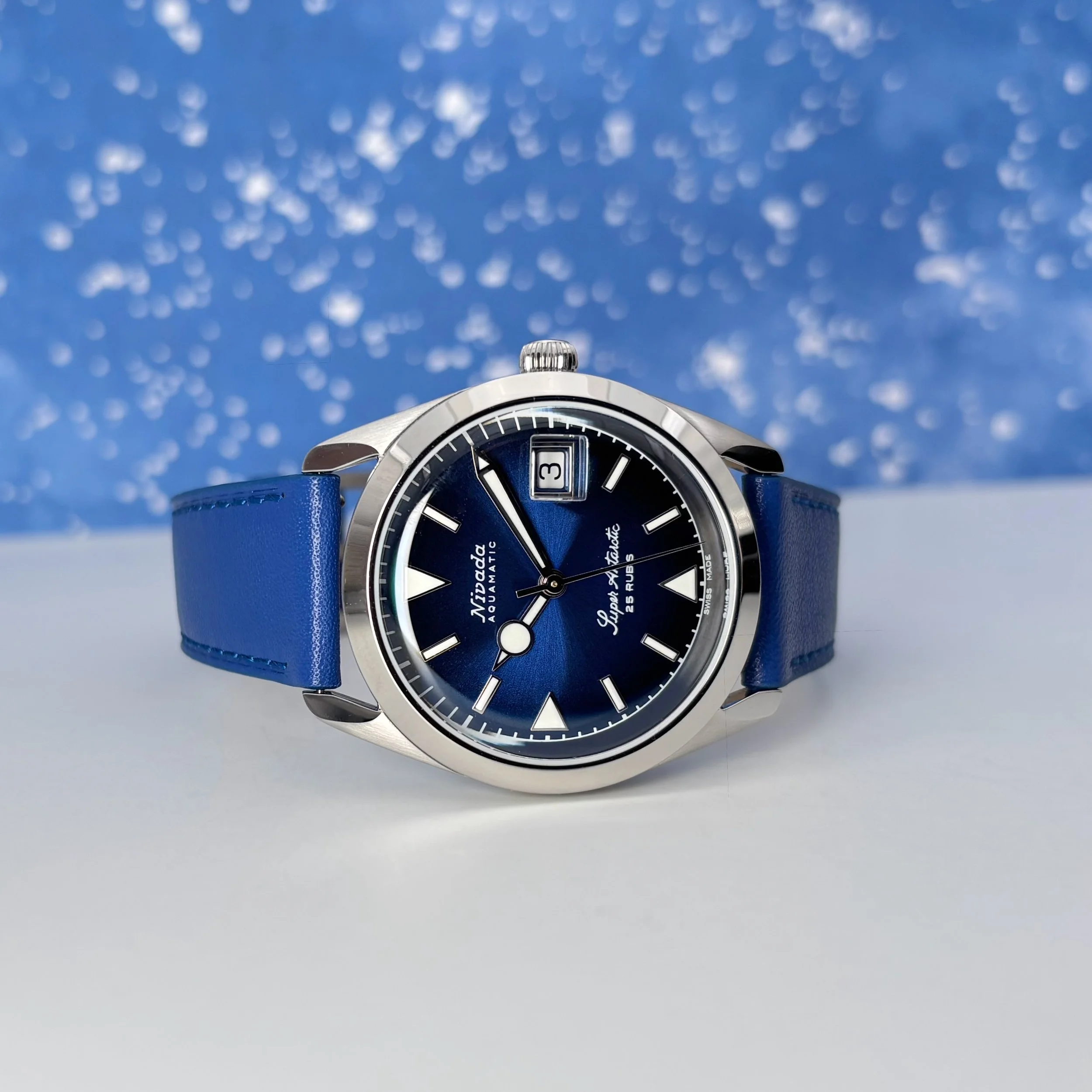 2026 Nivada Grenchen Super Antarctic Blue w/ Date