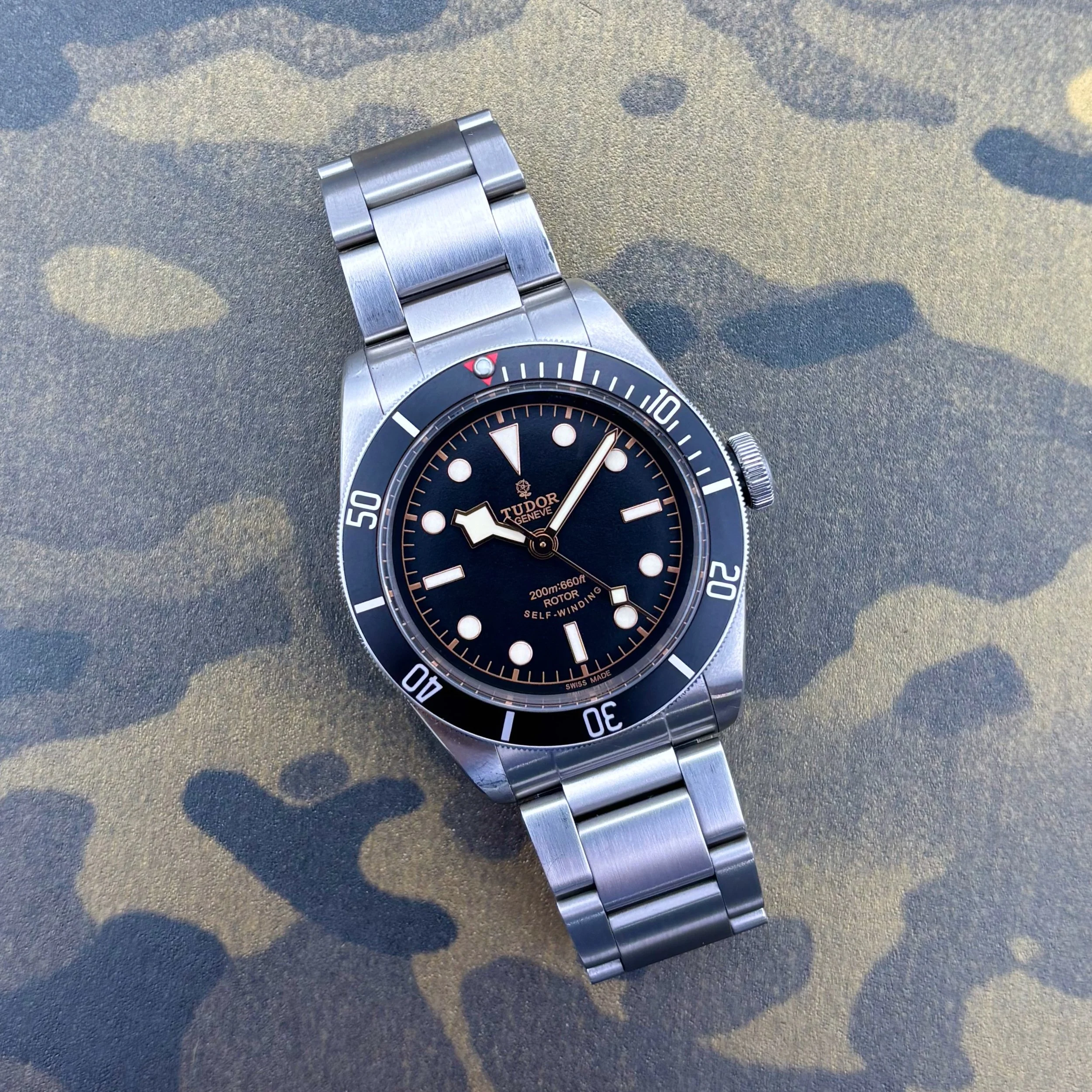 2018 Tudor Black Bay 41 79220N “Rose Logo Smiley” Dial