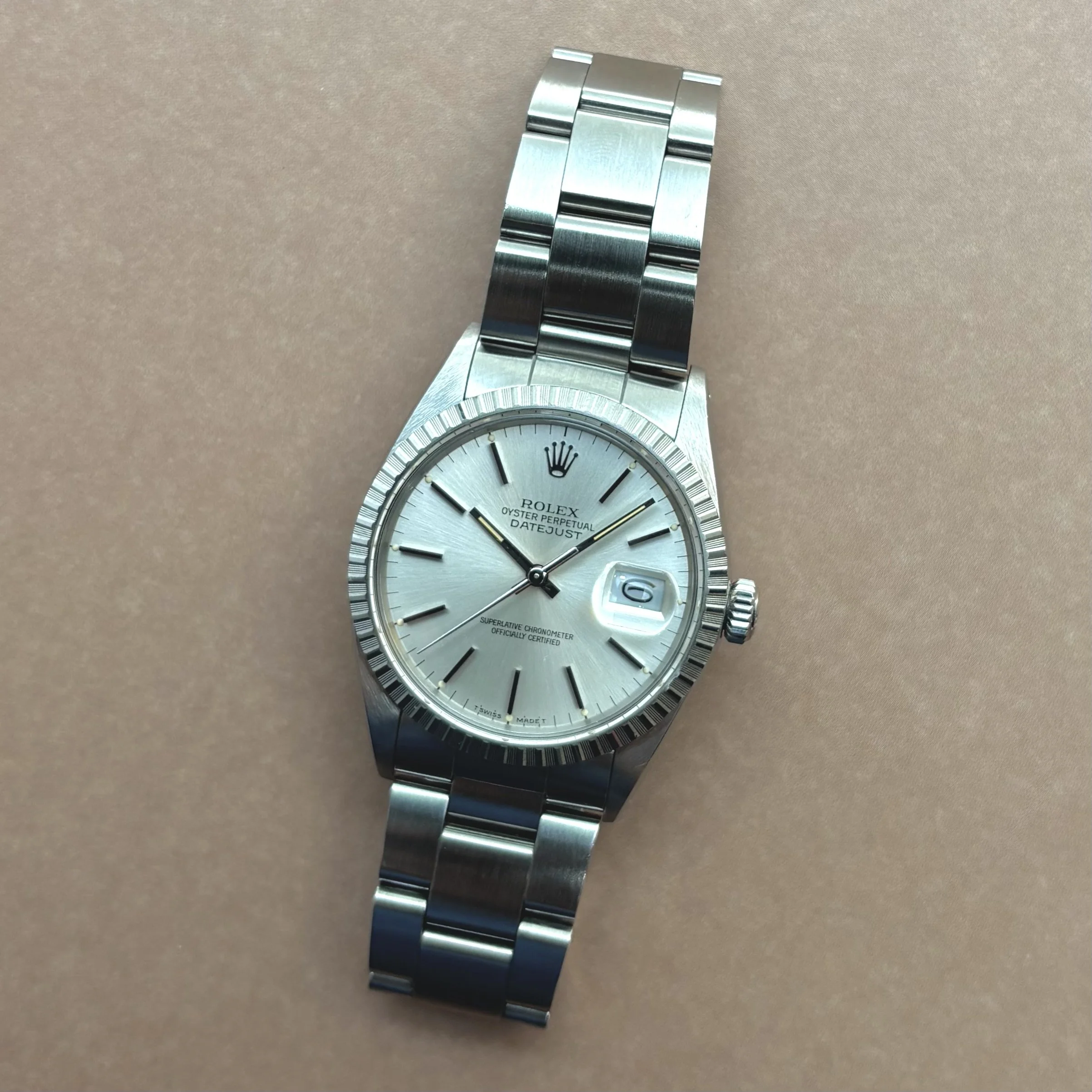 1987 Rolex Datejust 36 16030 Silver Dial
