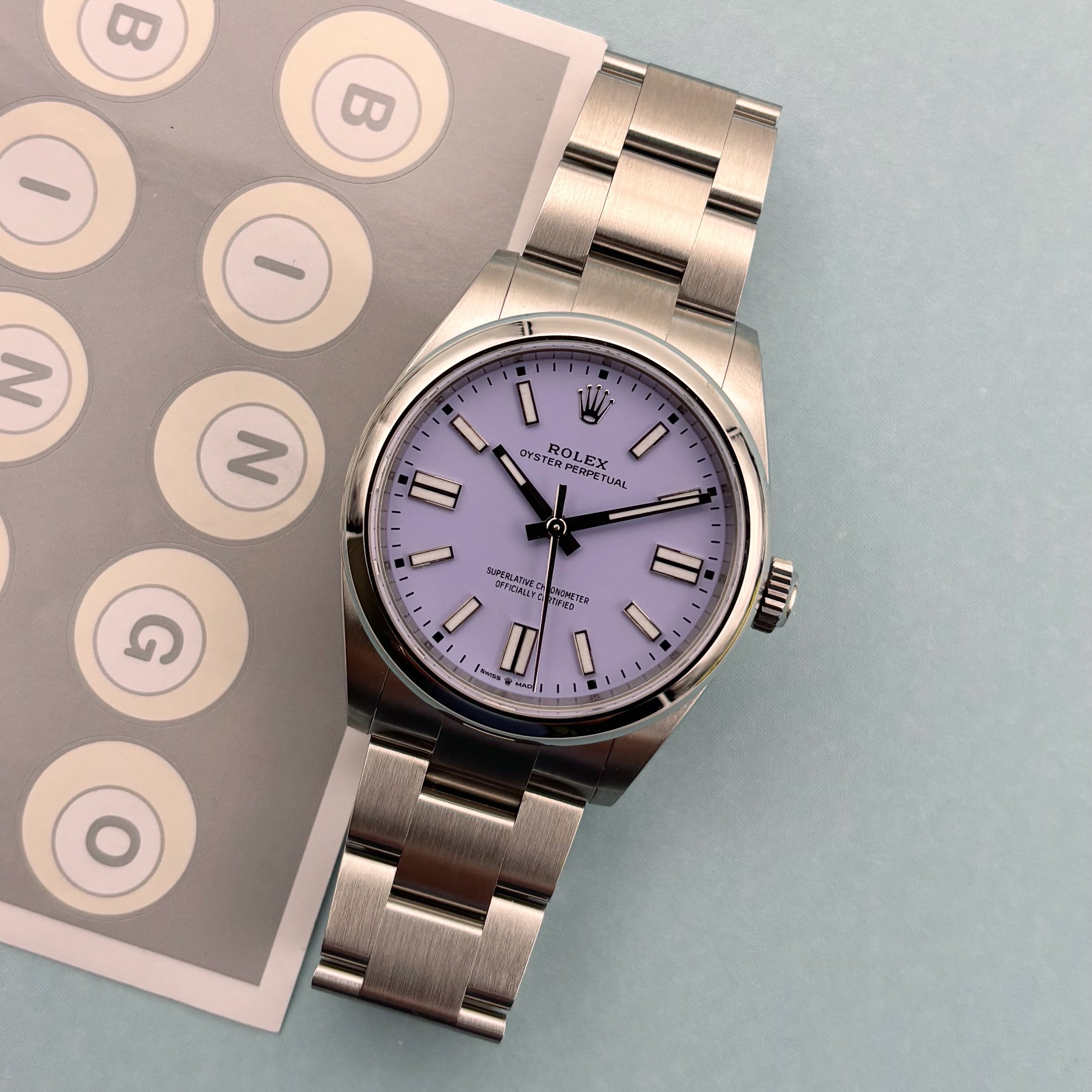 2026 Rolex Oyster Perpetual 41 134300 Lavender Dial