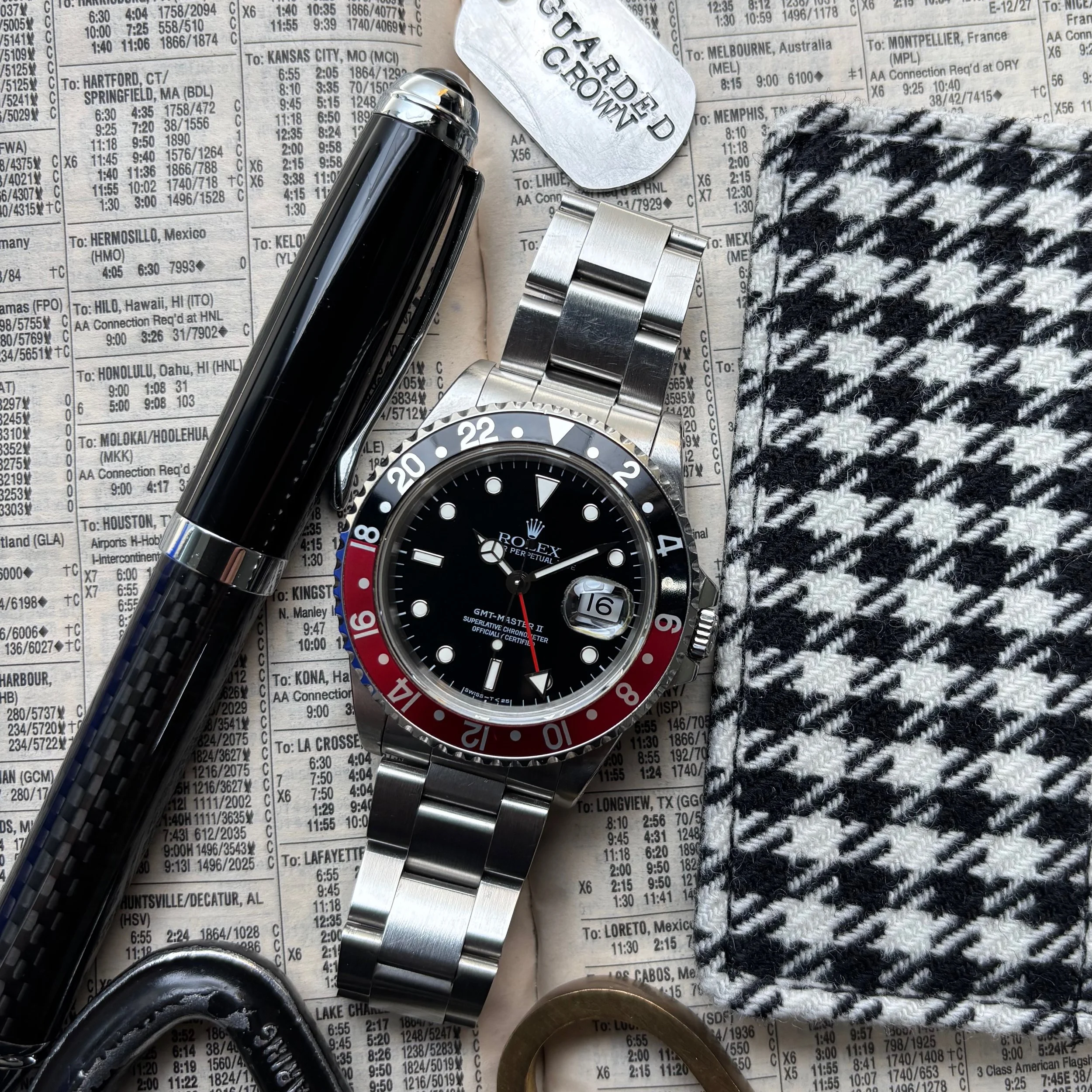 1994 Rolex GMT Master II 16710 Coke Black Dial