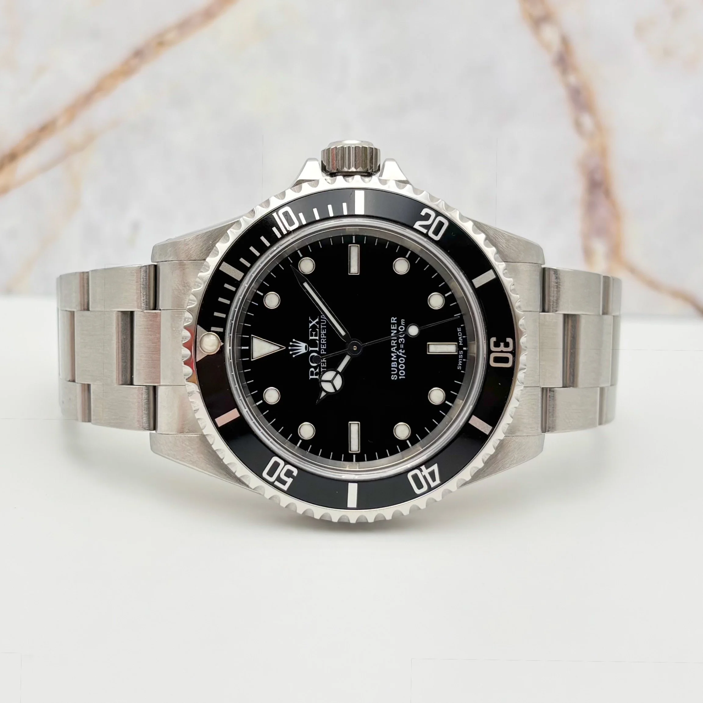 2000 Rolex Submariner No Date 14060 Two Liner Dial